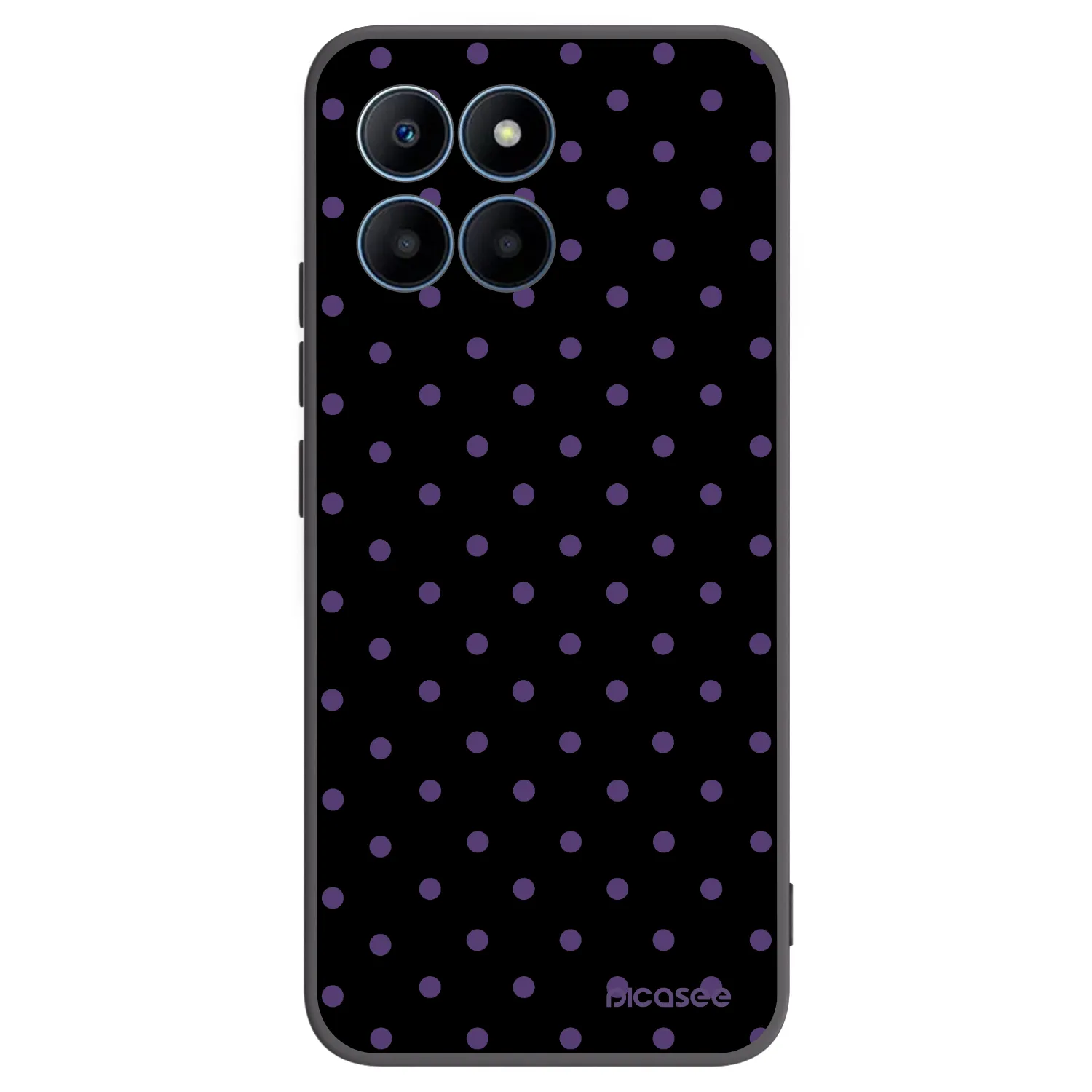 Picasee silikónový čierny obal pre Honor 70 Lite - Flickers