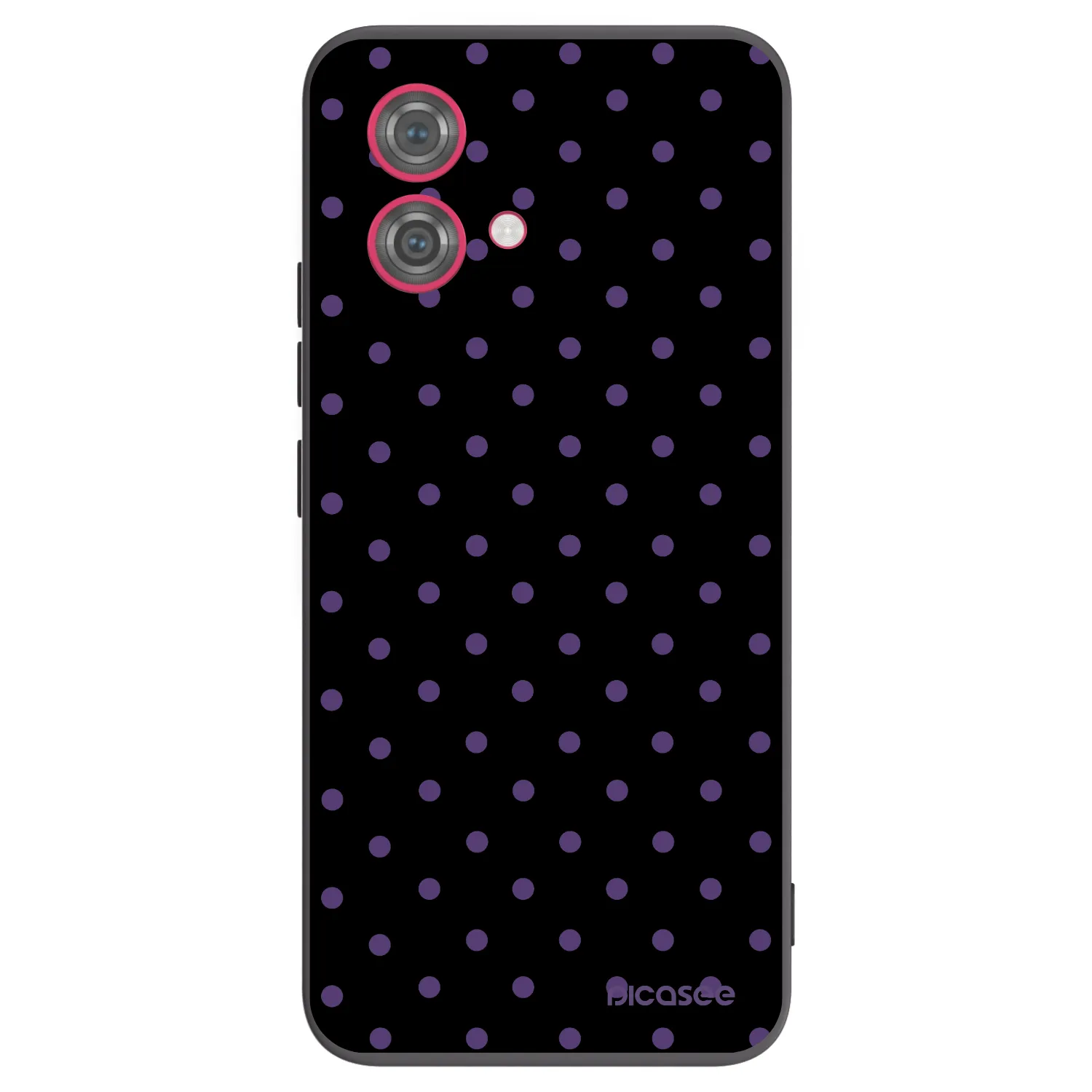 Picasee silikónový čierny obal pre Motorola Moto G84 5G - Flickers