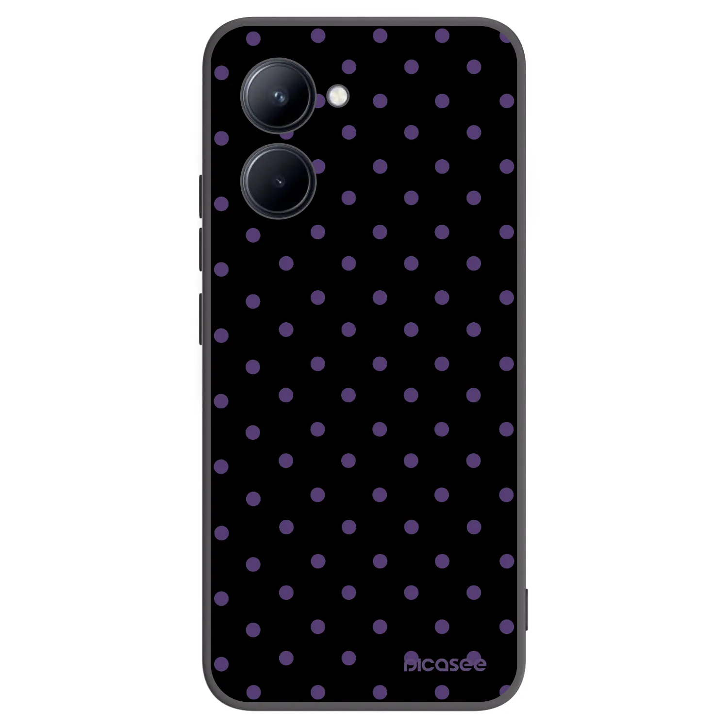 Picasee silikónový čierny obal pre Realme C33 (2023) - Flickers