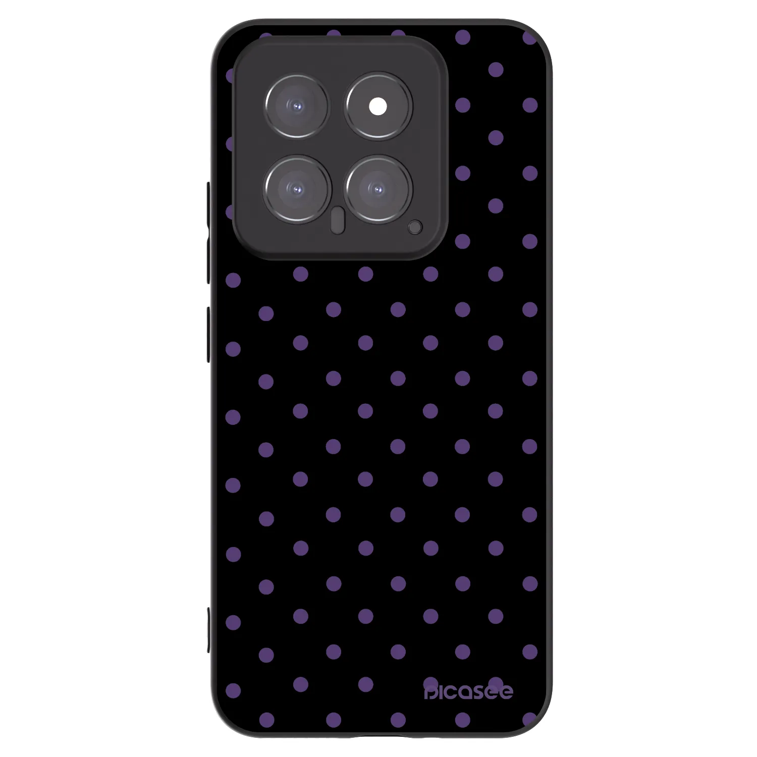 Picasee silikónový čierny obal pre Xiaomi 14 - Flickers