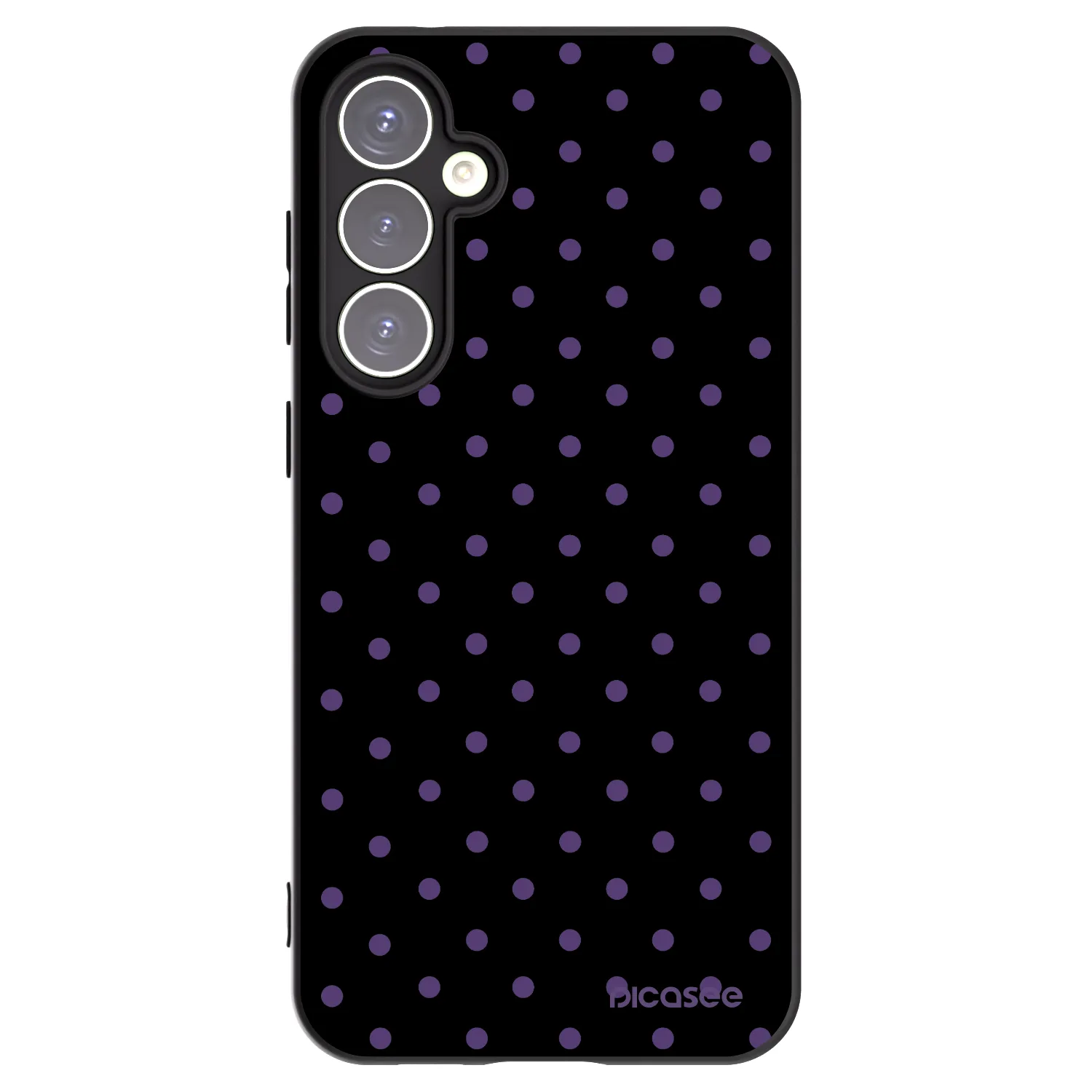 Picasee silikónový čierny obal pre Samsung Galaxy S23 FE S711B - Flickers