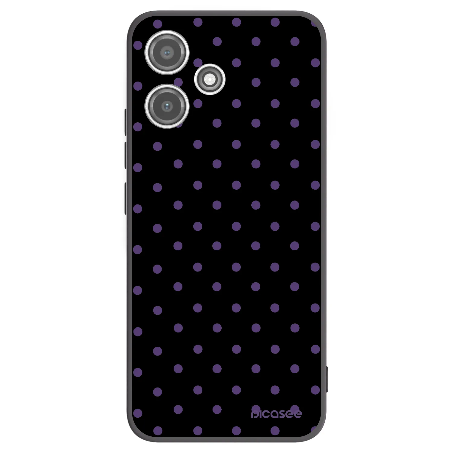 Picasee silikónový čierny obal pre Xiaomi Redmi 12 5G - Flickers