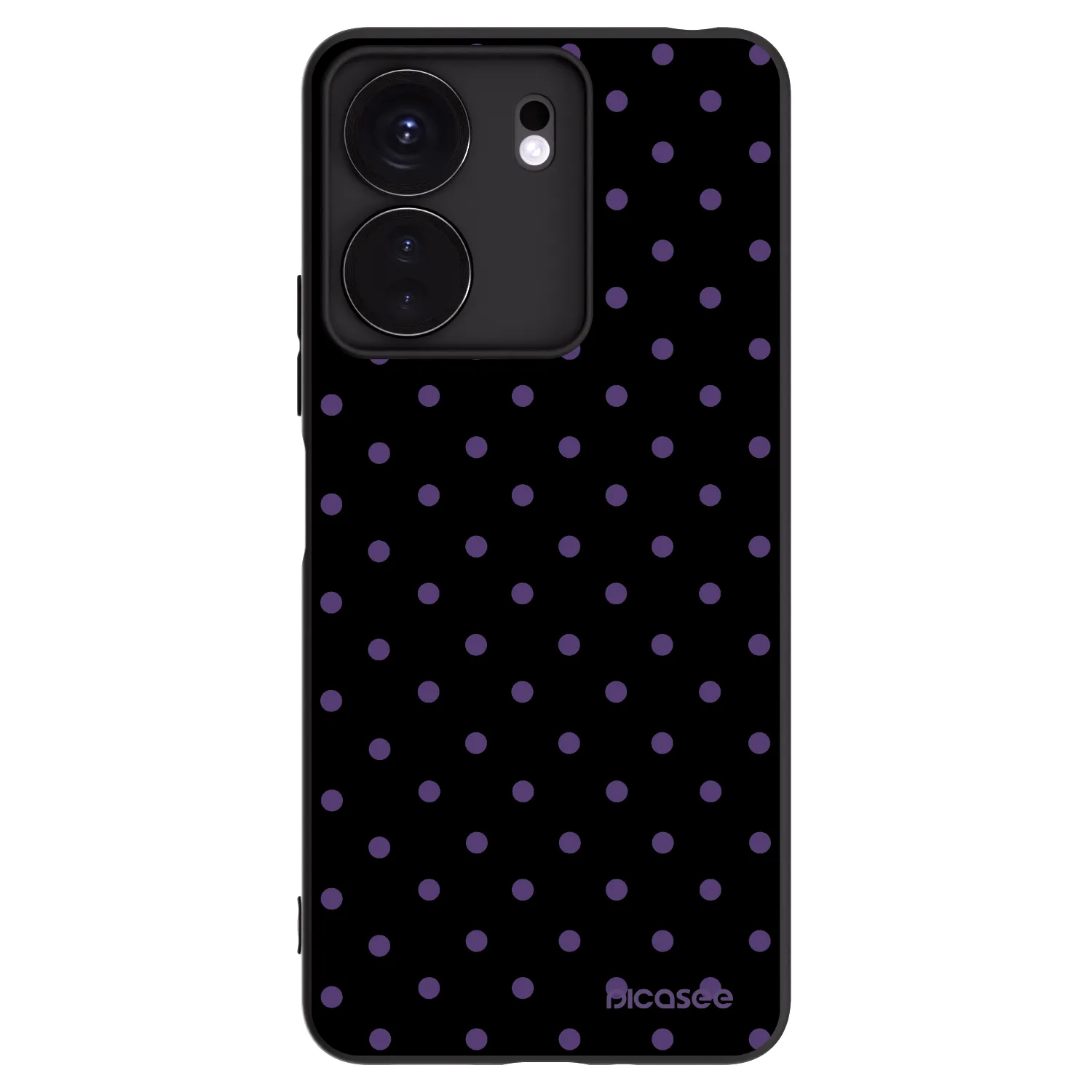 Picasee silikónový čierny obal pre Xiaomi Redmi 13C 4G - Flickers