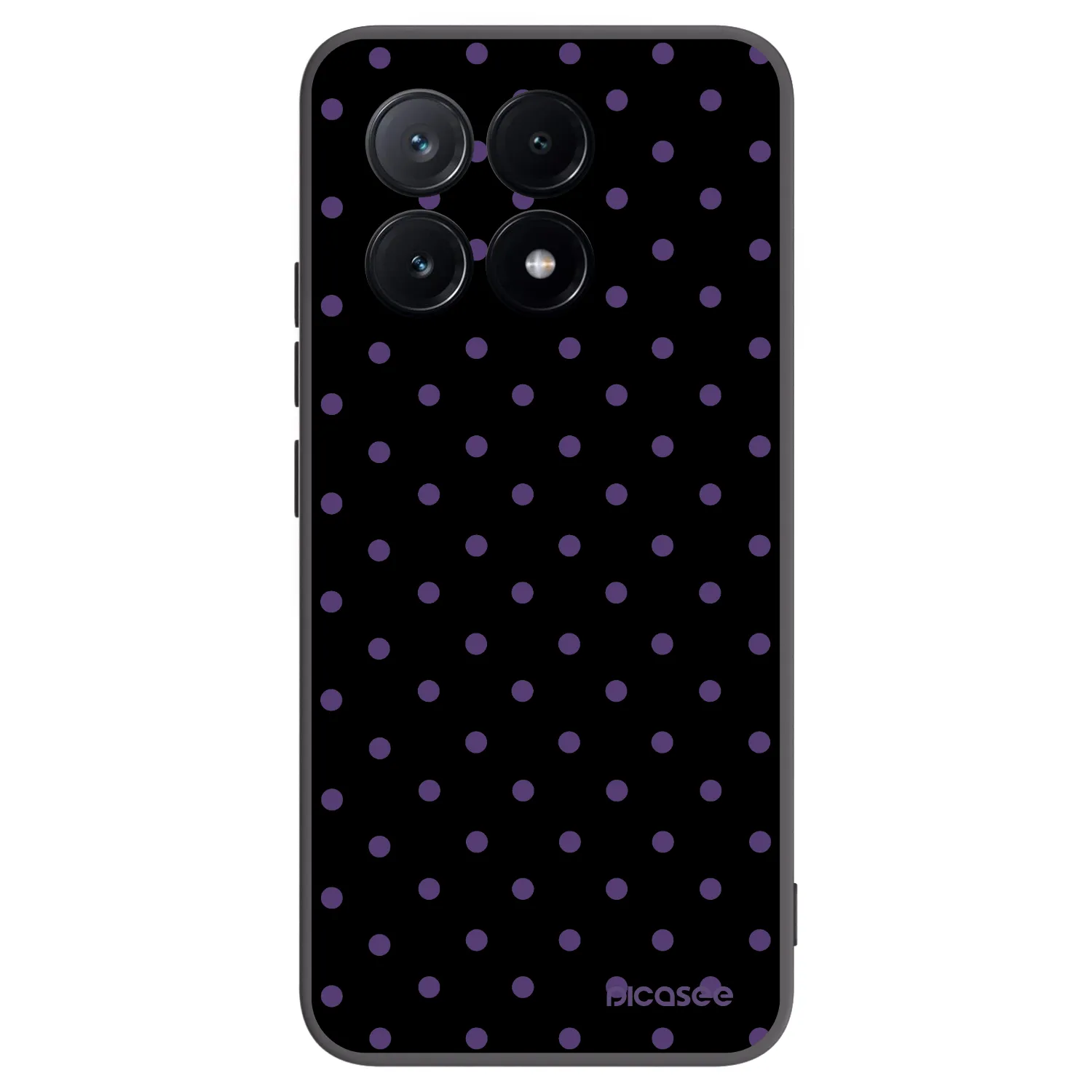 Picasee silikónový čierny obal pre Xiaomi Poco X6 Pro - Flickers
