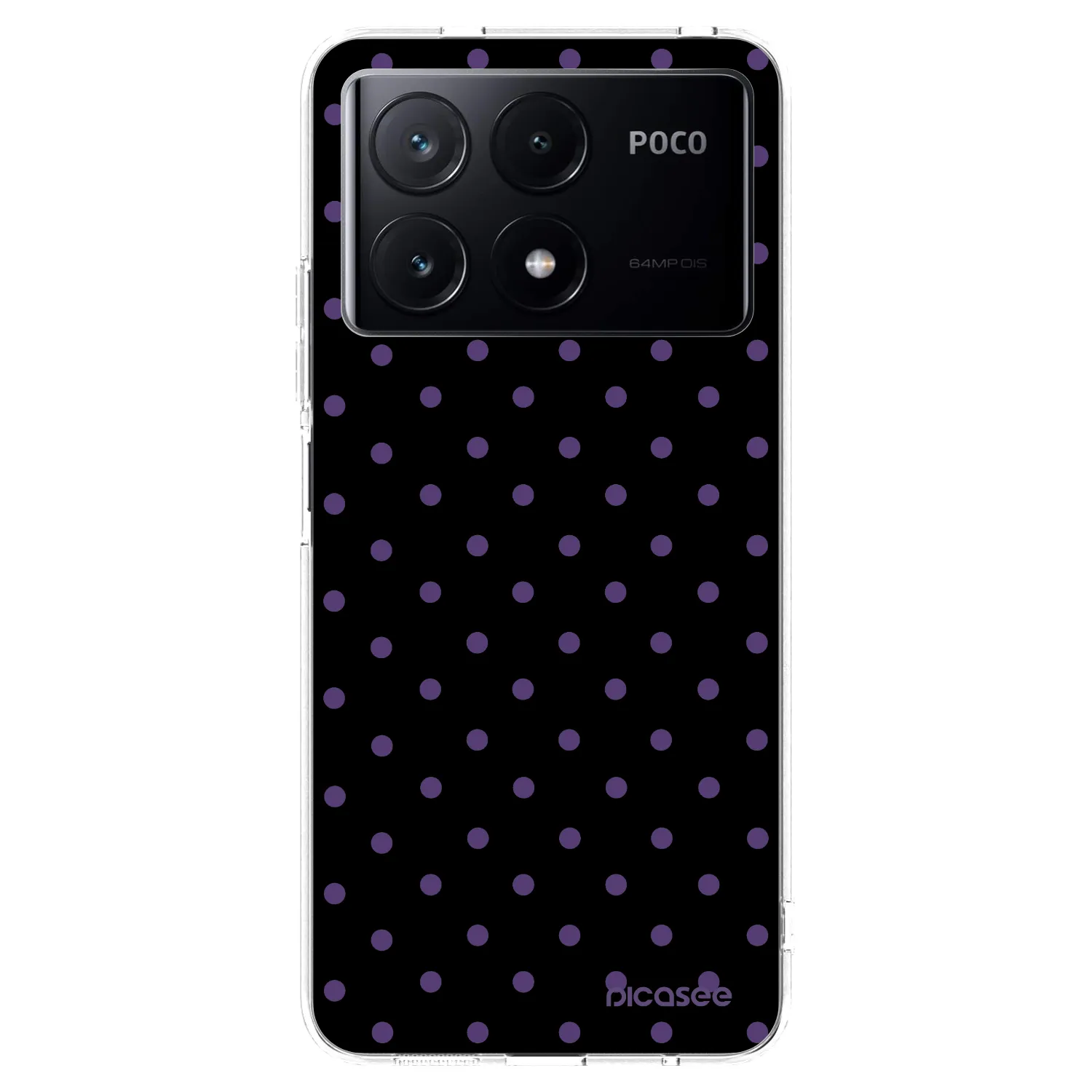 Picasee silikónový prehľadný obal pre Xiaomi Poco X6 Pro - Flickers