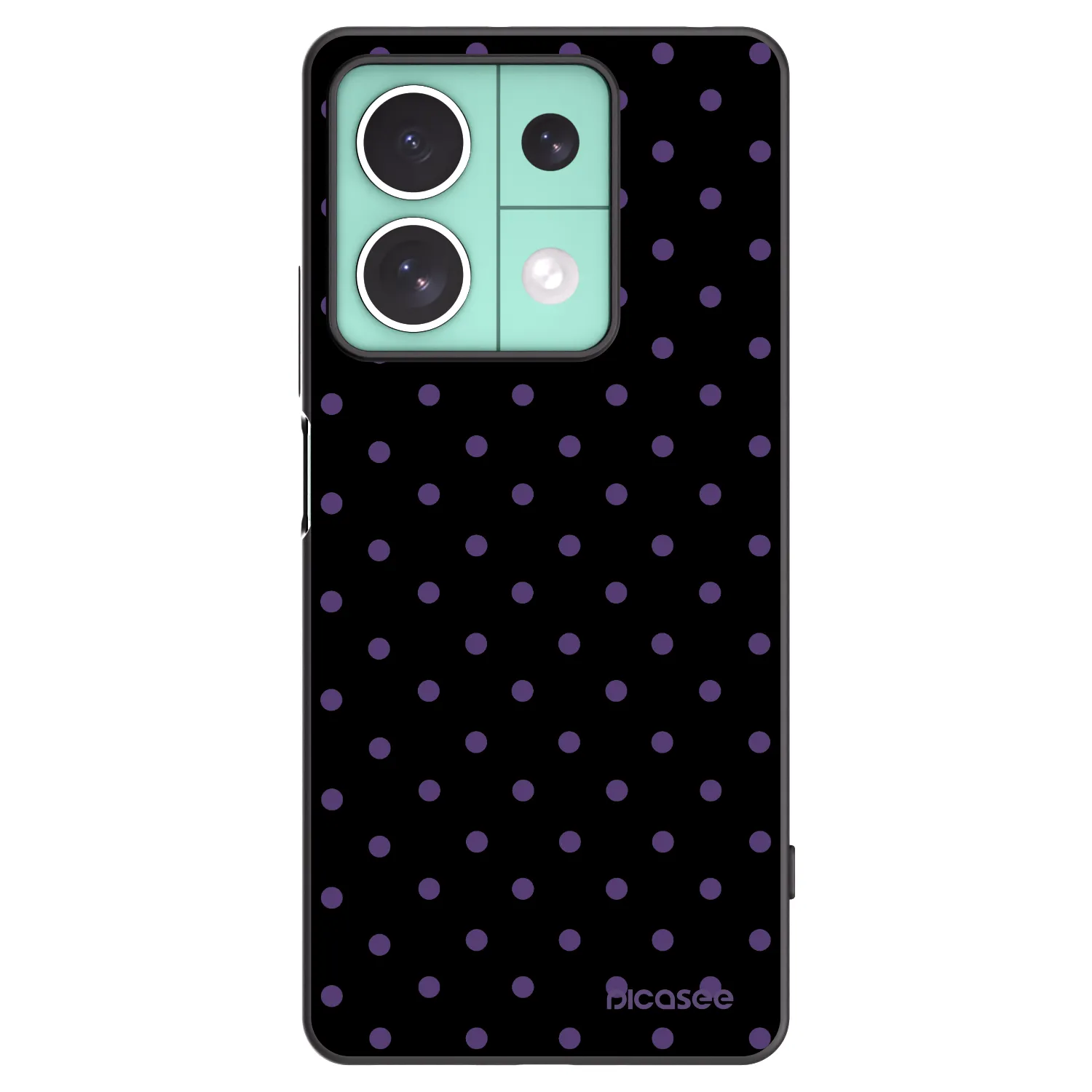 Picasee silikónový čierny obal pre Xiaomi Redmi Note 13 5G - Flickers