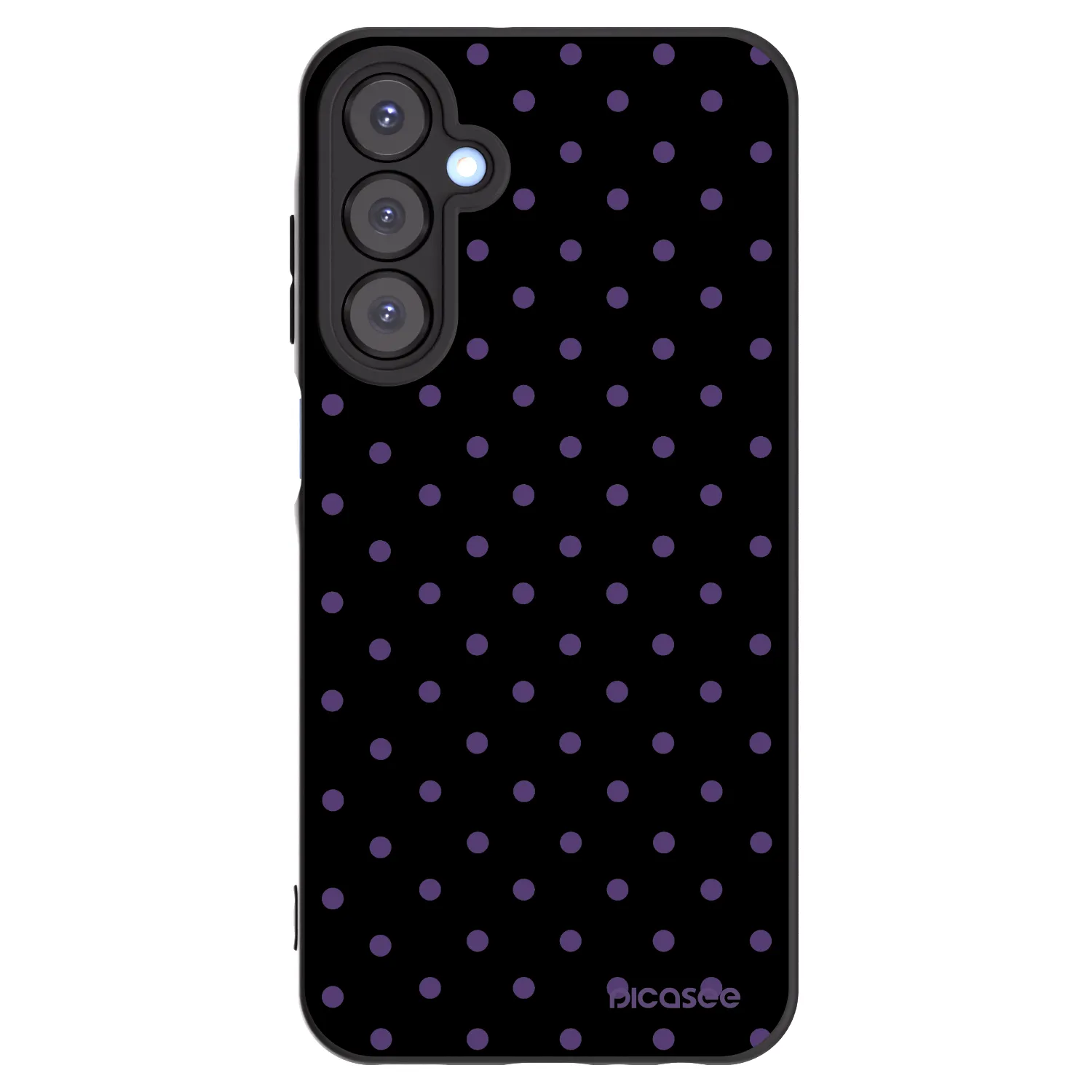 Picasee silikónový čierny obal pre Samsung Galaxy A25 A256B 5G - Flickers
