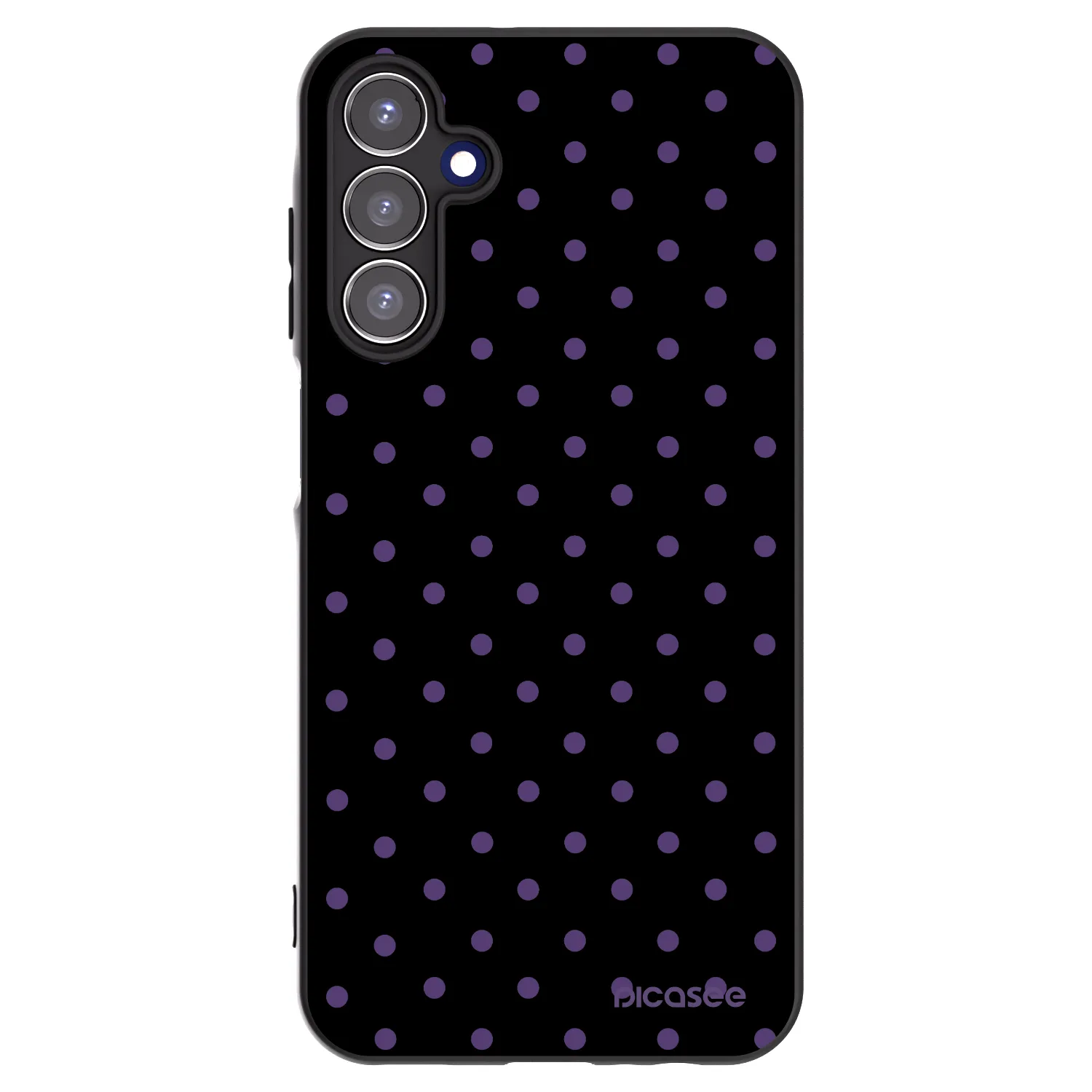 Picasee silikónový čierny obal pre Samsung Galaxy A15 A155F 4G - Flickers