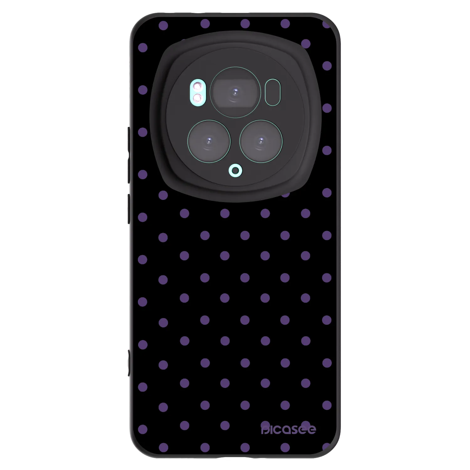 Picasee silikónový čierny obal pre Honor Magic6 Pro - Flickers