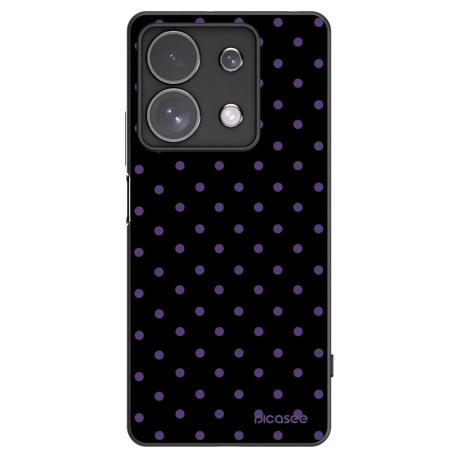 Picasee silikónový čierny obal pre Xiaomi Redmi Note 13 Pro 4G - Flickers