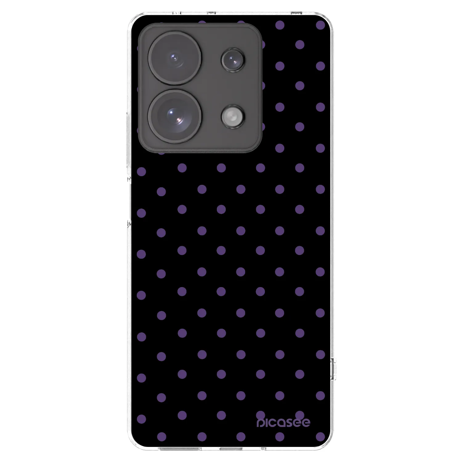 Picasee silikónový prehľadný obal pre Xiaomi Redmi Note 13 Pro 4G - Flickers