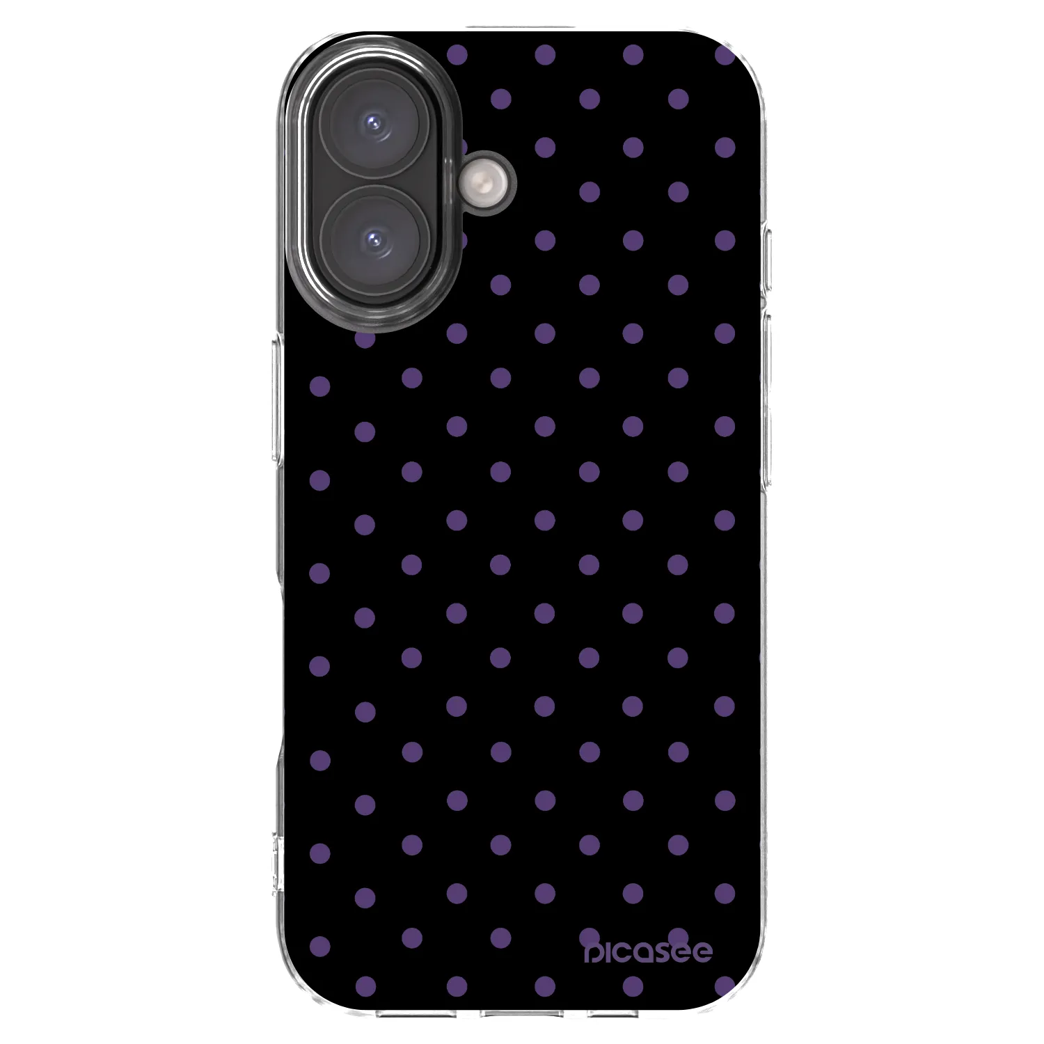 Picasee silikónový prehľadný obal pre Apple iPhone 16 - Flickers