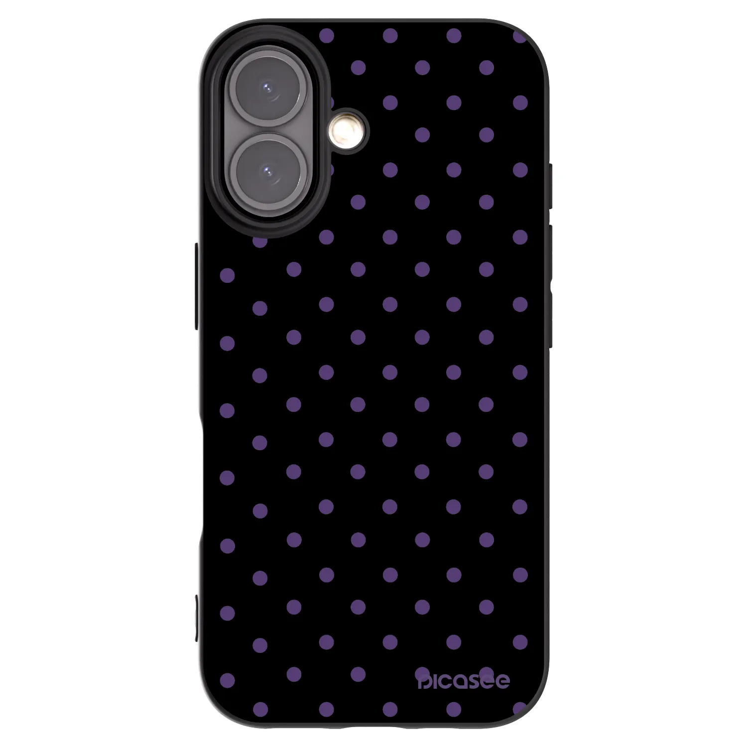 Picasee silikónový čierny obal pre Apple iPhone 16 - Flickers