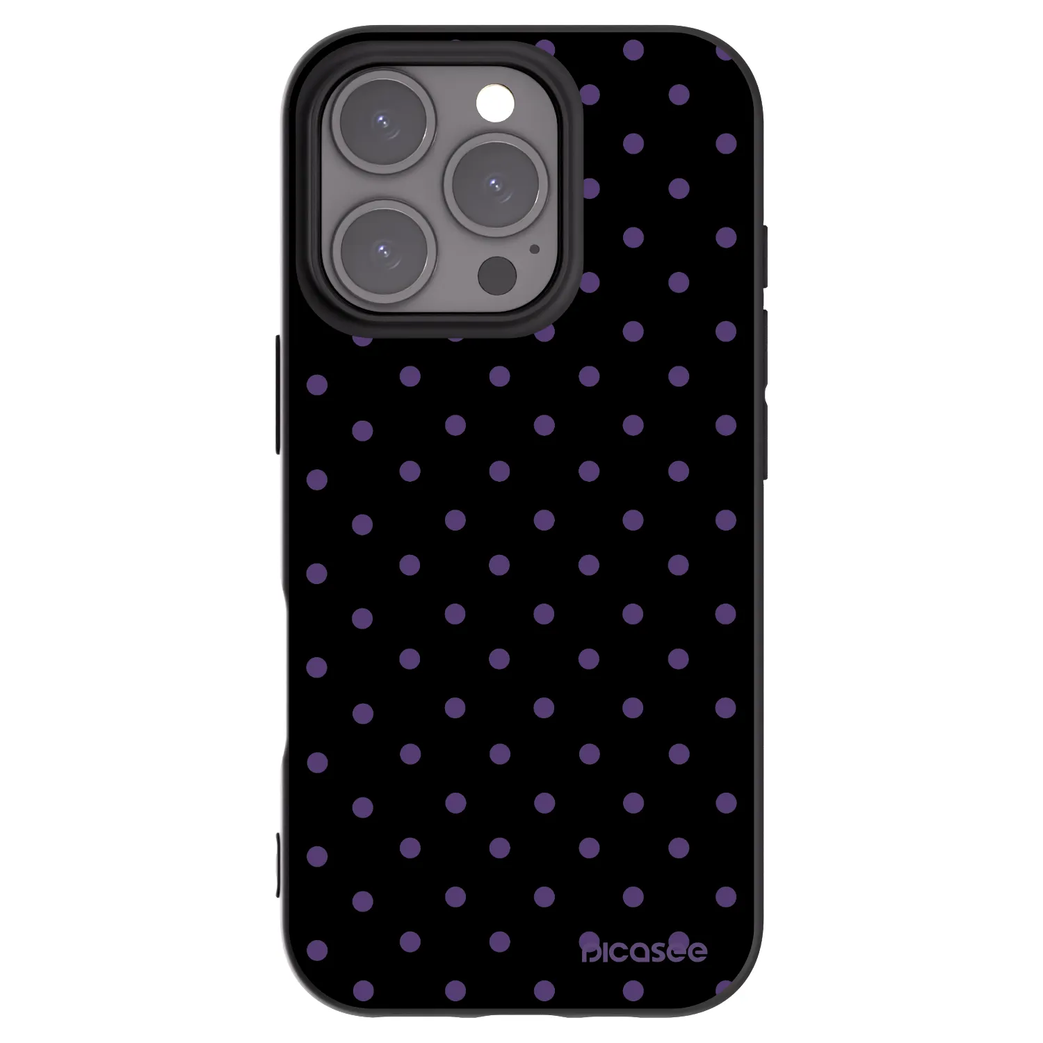 Picasee silikónový čierny obal pre Apple iPhone 16 Pro - Flickers