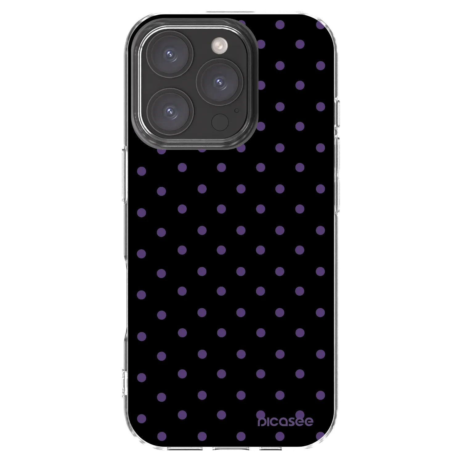 Picasee silikónový prehľadný obal pre Apple iPhone 16 Pro - Flickers
