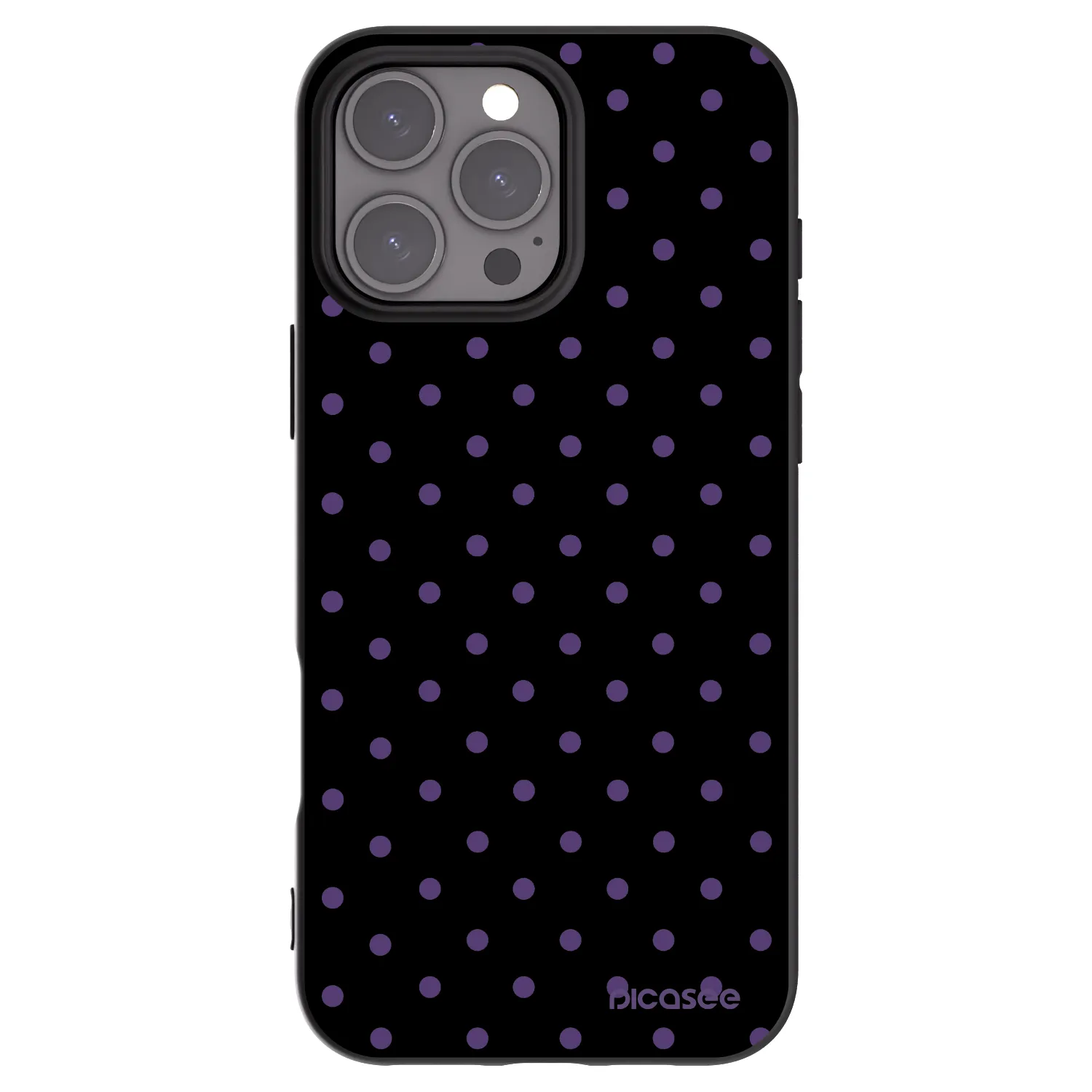Picasee silikónový čierny obal pre Apple iPhone 16 Pro Max - Flickers
