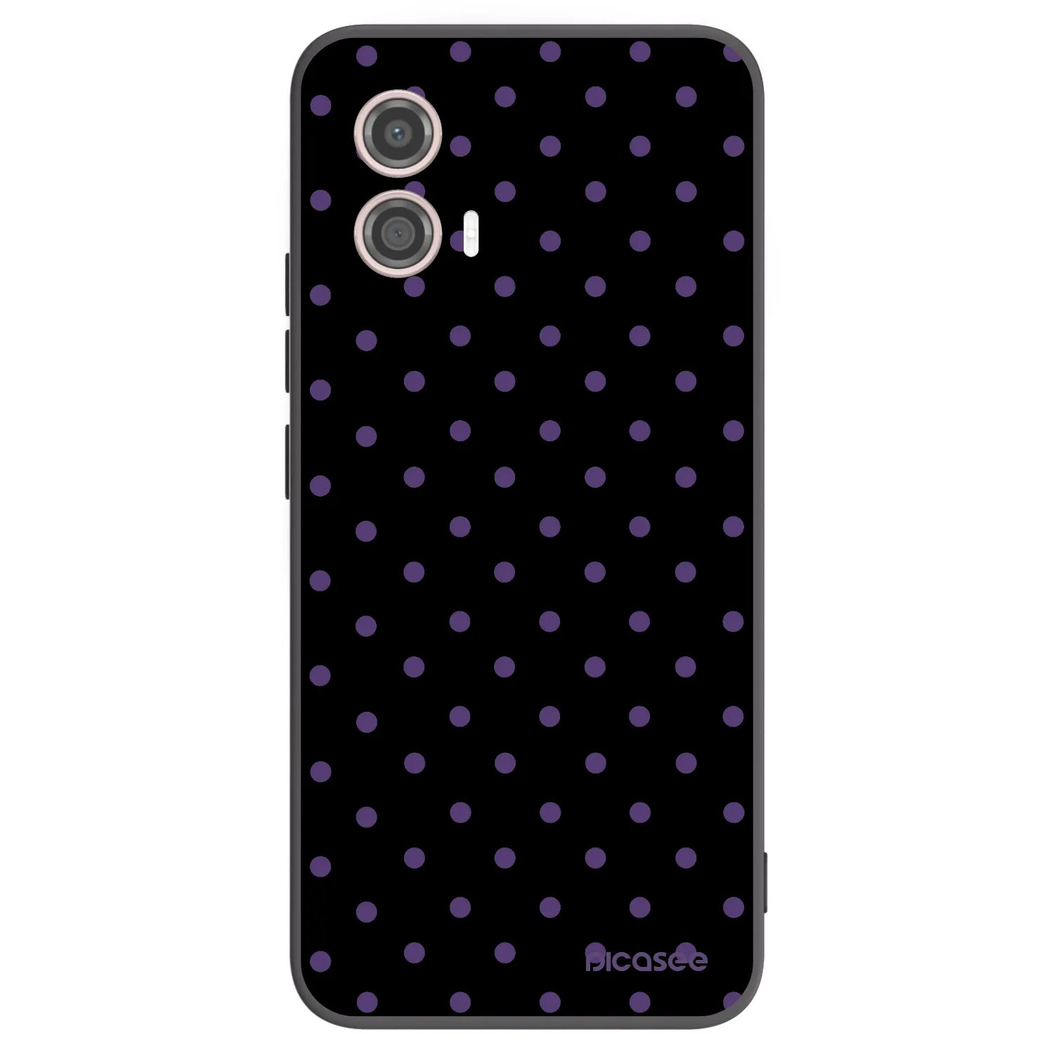 Picasee silikónový čierny obal pre Motorola Moto G53 5G - Flickers