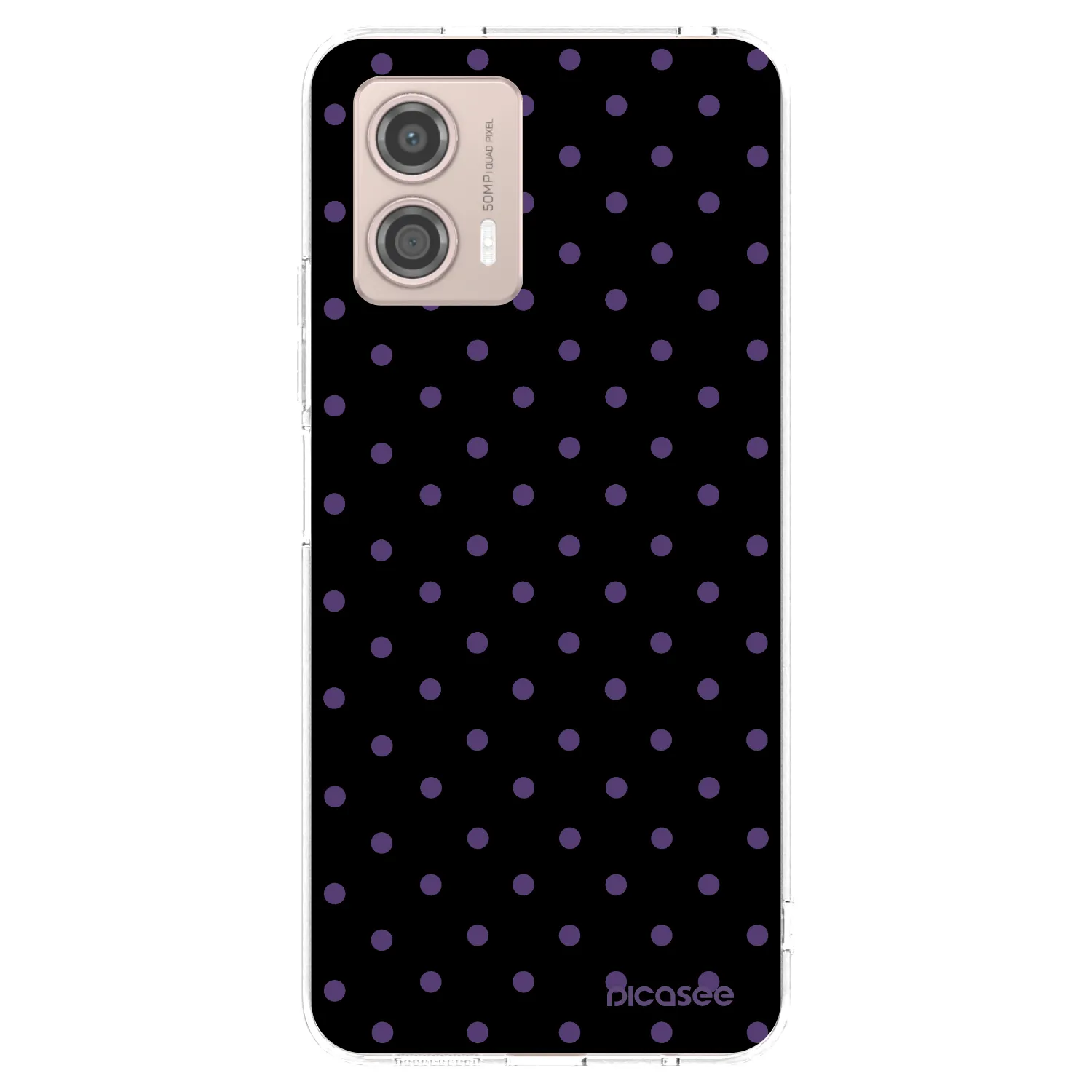 Picasee silikónový prehľadný obal pre Motorola Moto G53 5G - Flickers