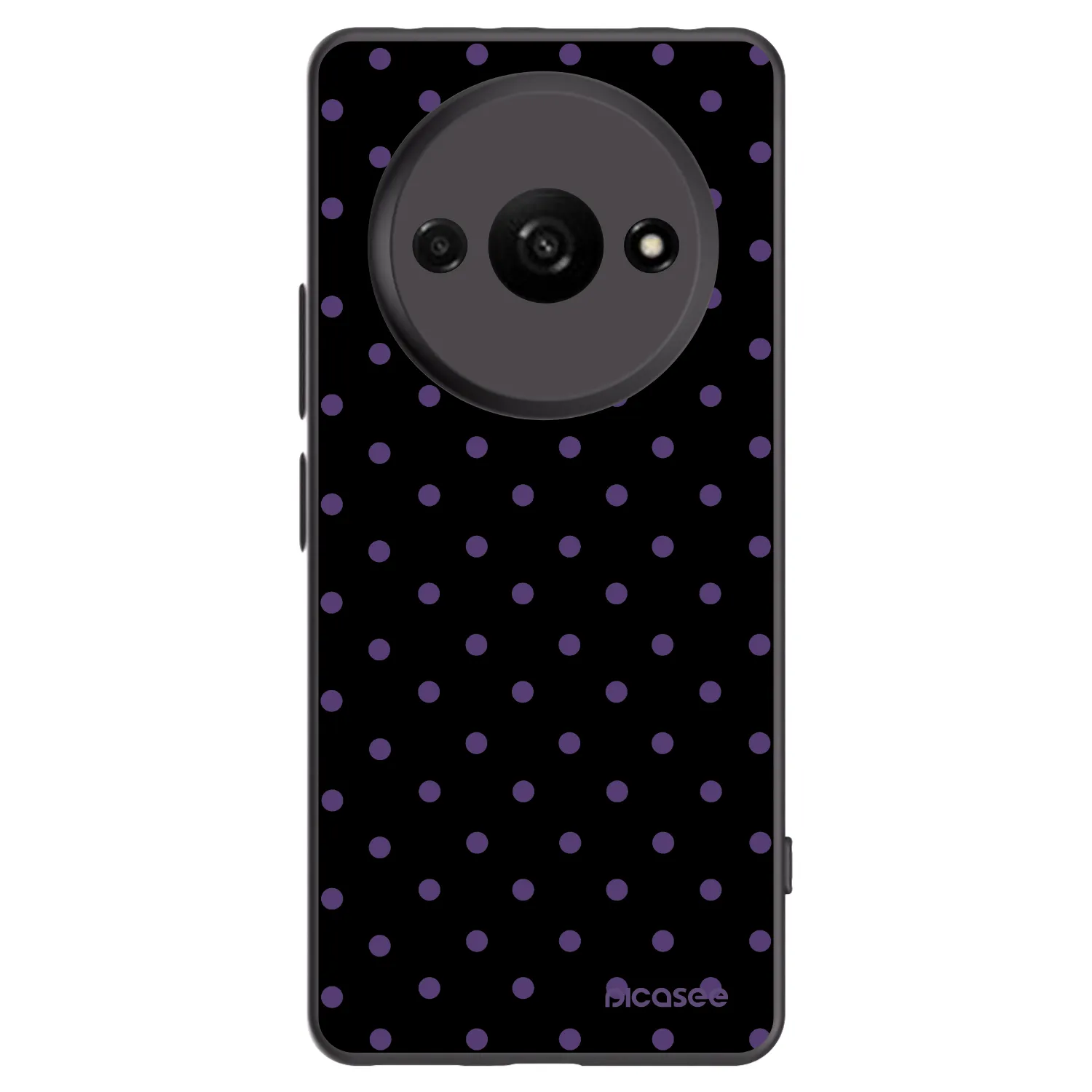 Picasee silikónový čierny obal pre Xiaomi Redmi A3 - Flickers