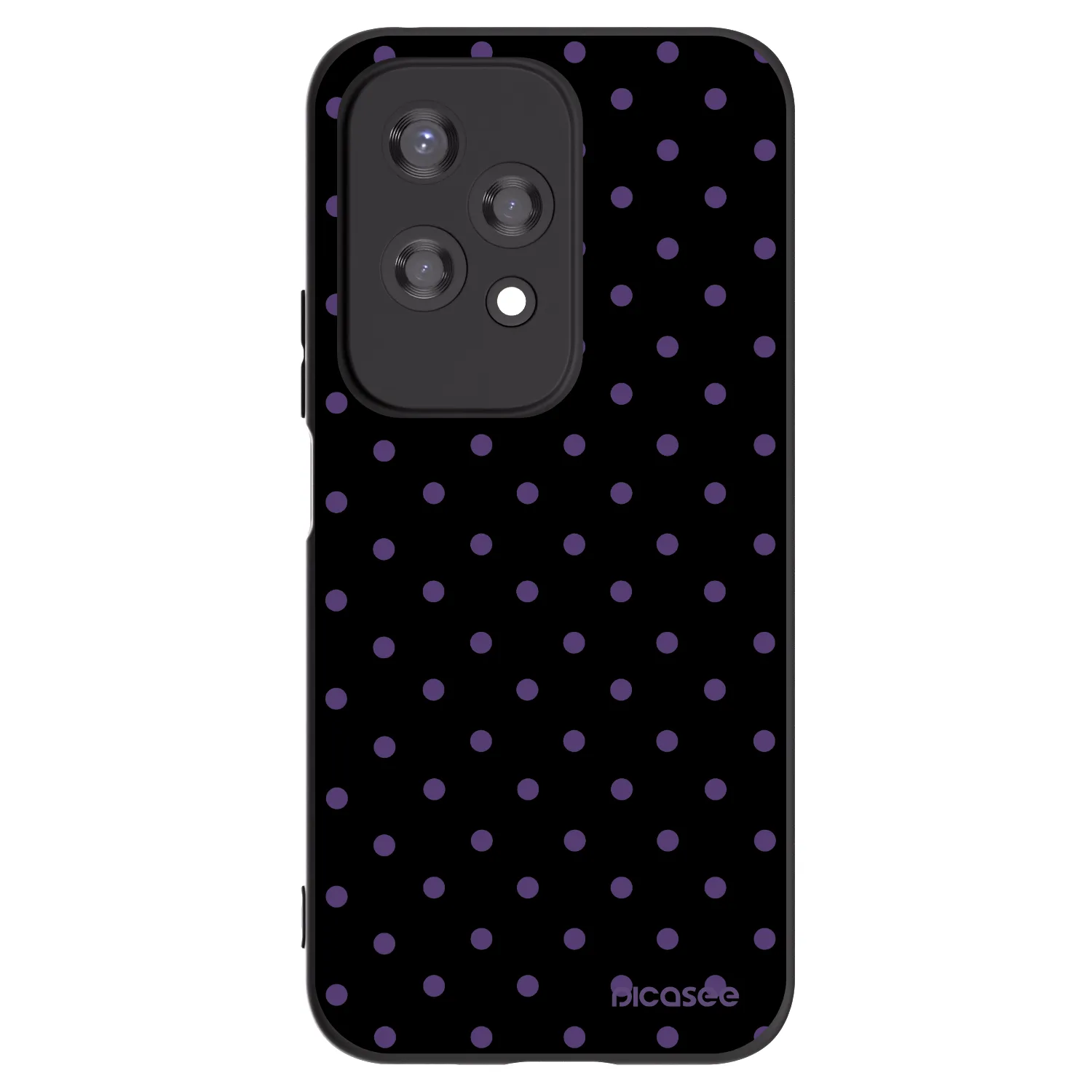 Picasee silikónový čierny obal pre Honor 200 Lite - Flickers