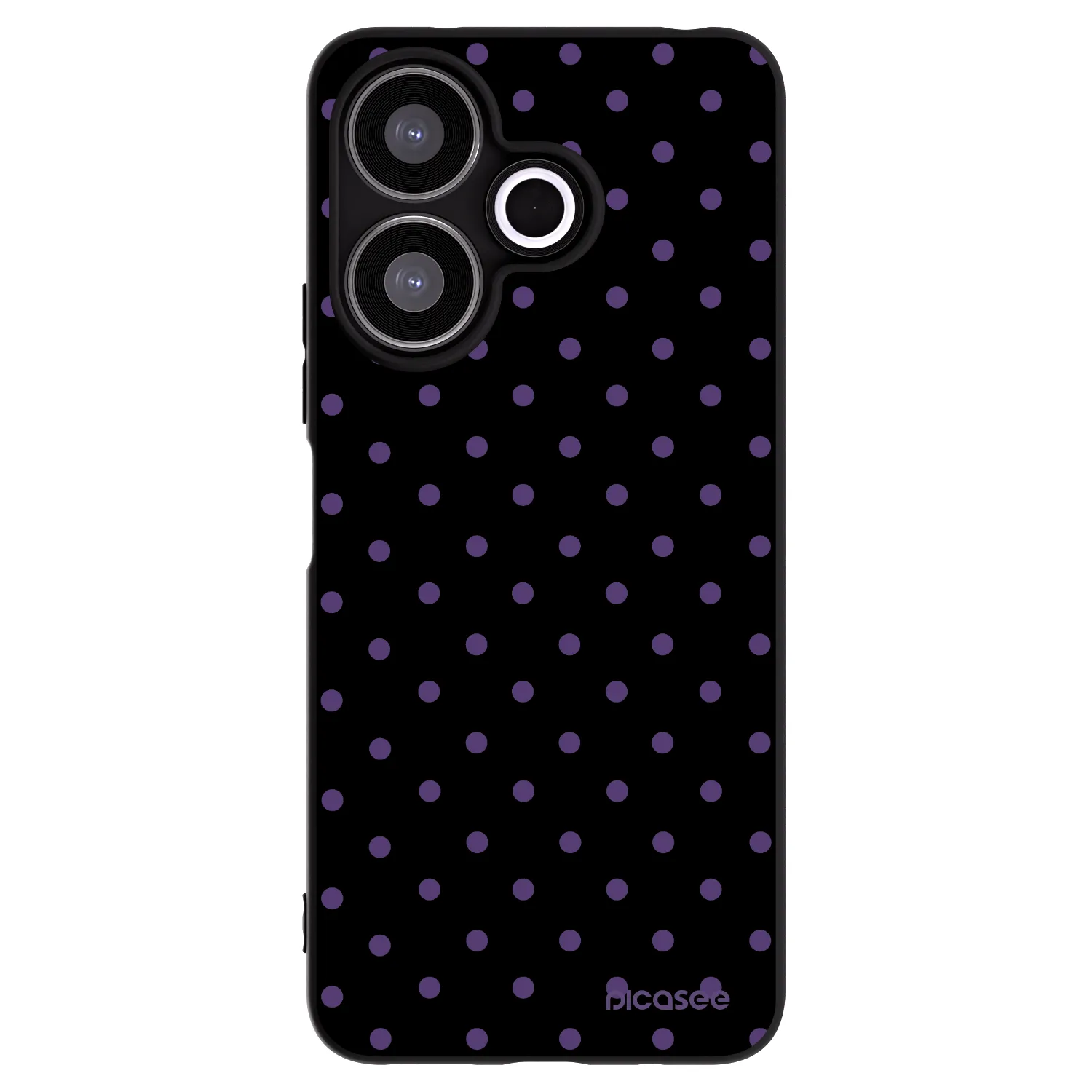 Picasee silikónový čierny obal pre Xiaomi Redmi 13 4G - Flickers