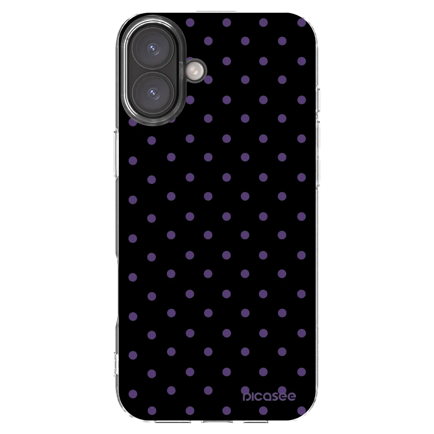 Picasee silikónový prehľadný obal pre Apple iPhone 16 Plus - Flickers