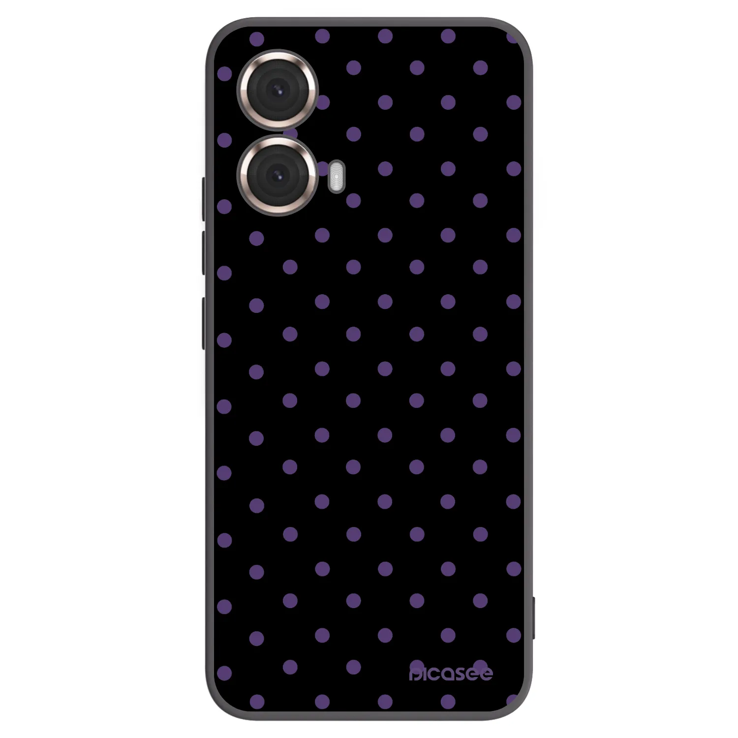 Picasee silikónový čierny obal pre Motorola Moto G85 - Flickers