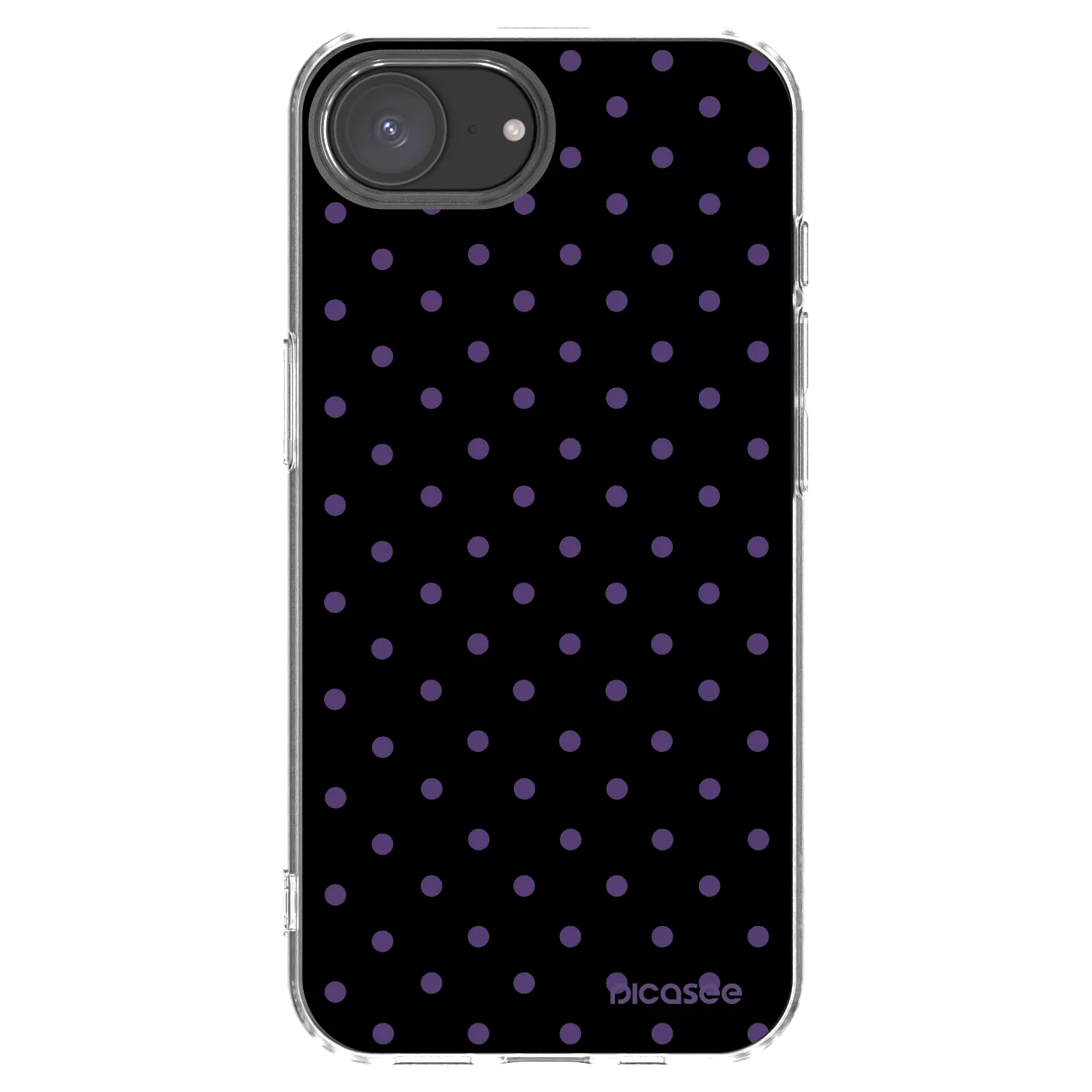 Picasee silikónový prehľadný obal pre Apple iPhone 16e - Flickers