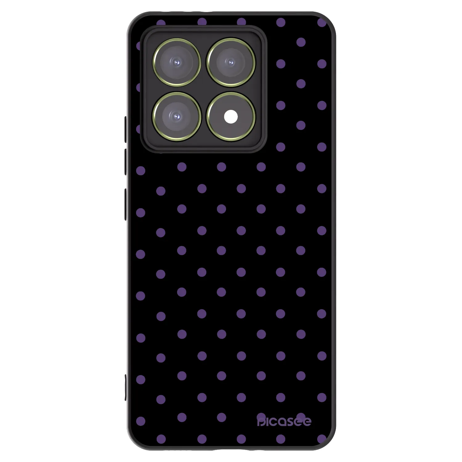 Picasee silikónový čierny obal pre Xiaomi 14T - Flickers