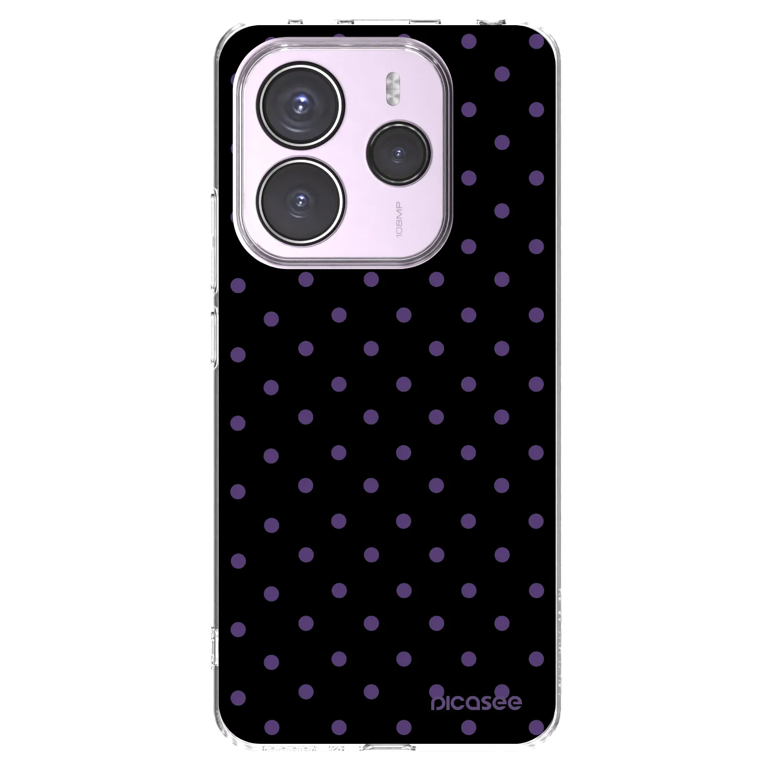 Picasee silikónový prehľadný obal pre Xiaomi Redmi Note 14 5G - Flickers