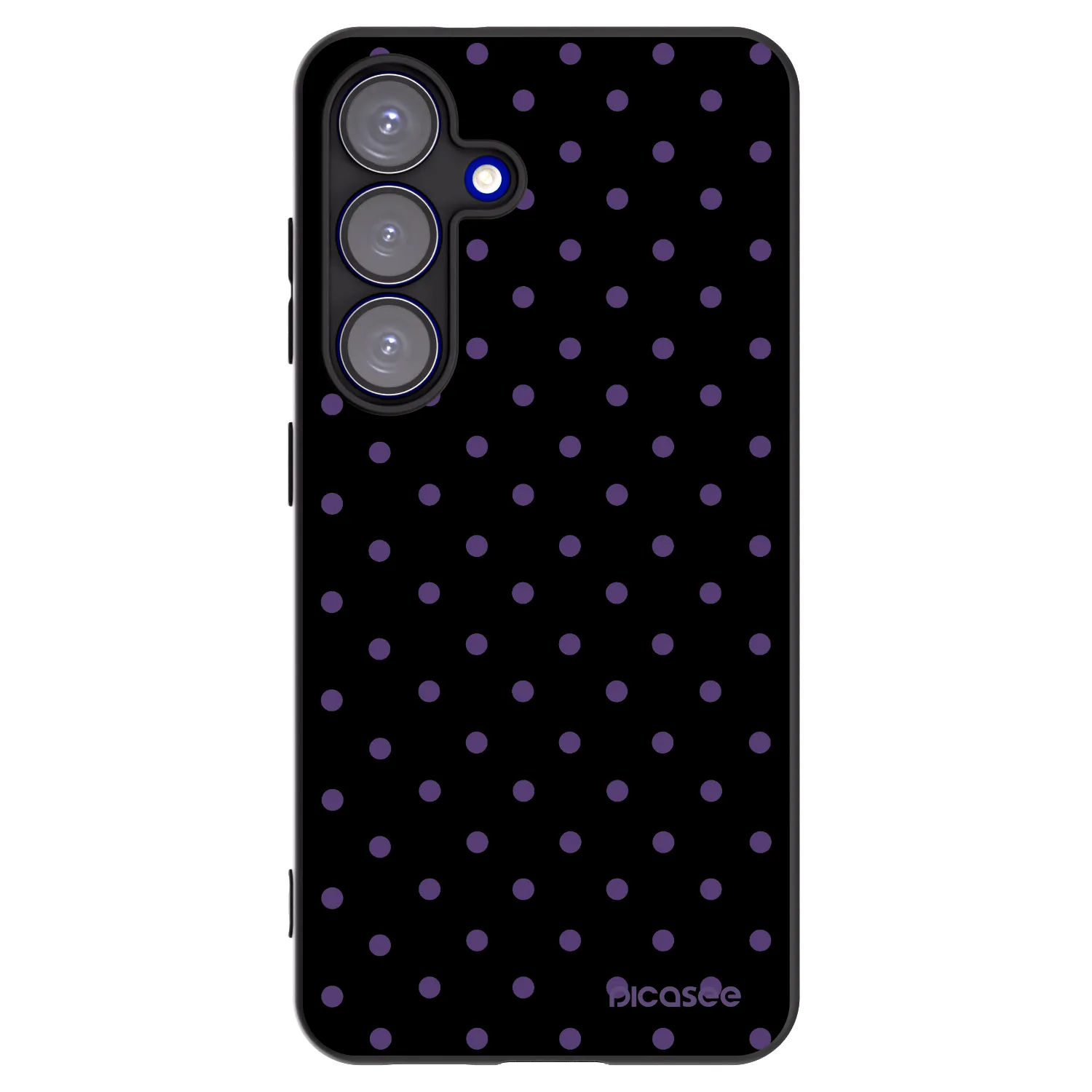 Picasee silikónový čierny obal pre Samsung Galaxy S25 5G - Flickers