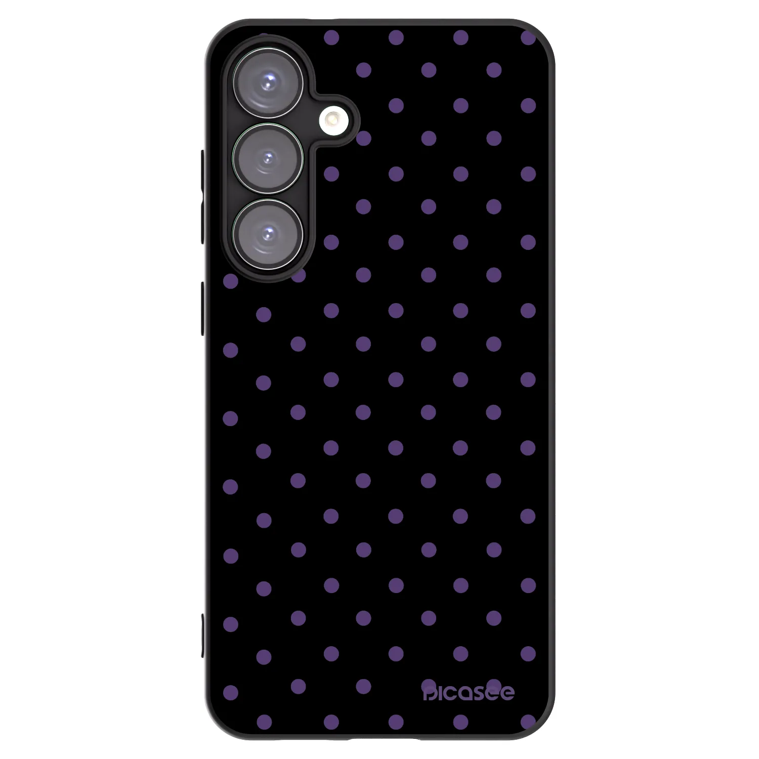 Picasee silikónový čierny obal pre Samsung Galaxy S25+ 5G - Flickers