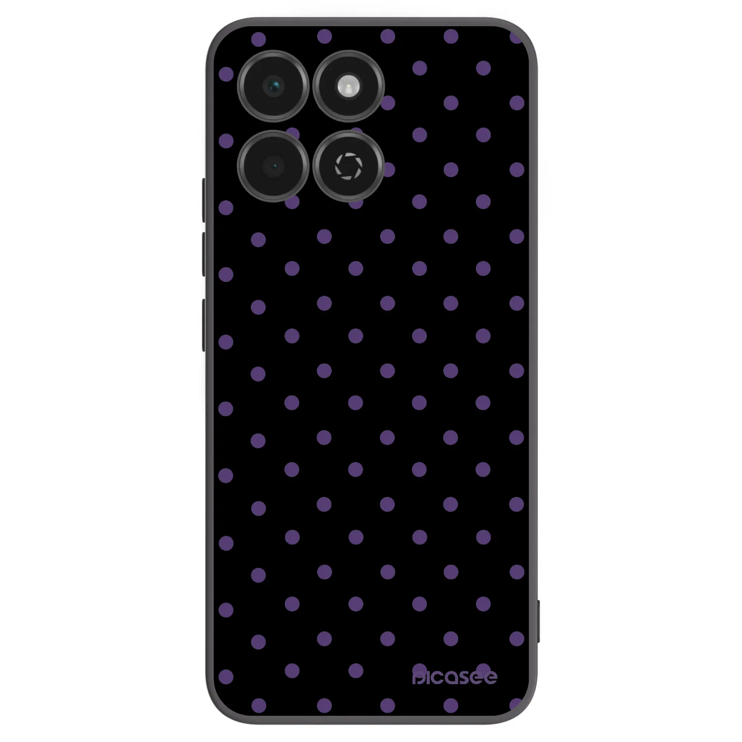 Picasee silikónový čierny obal pre Honor 200 Smart 5G - Flickers