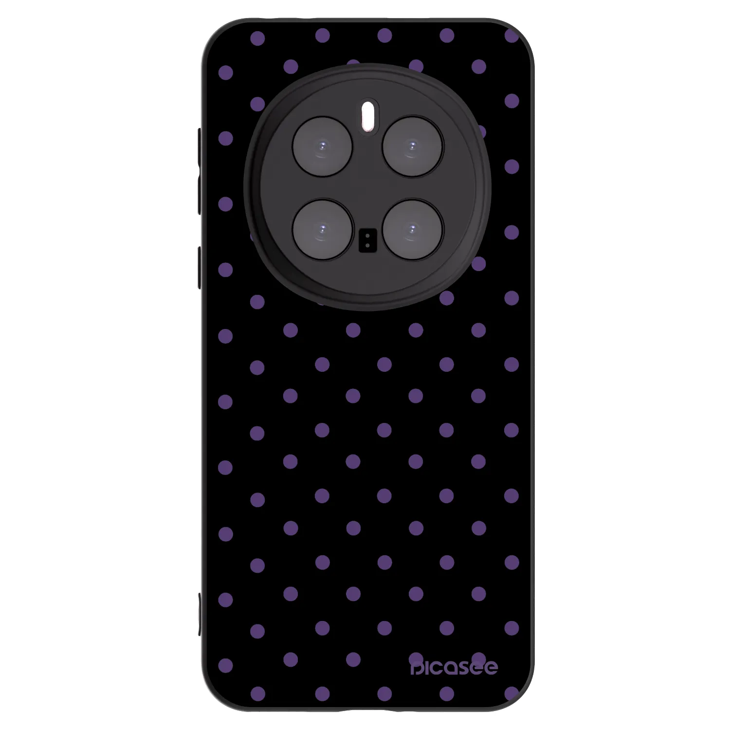 Picasee silikónový čierny obal pre Honor Magic7 Pro 5G - Flickers