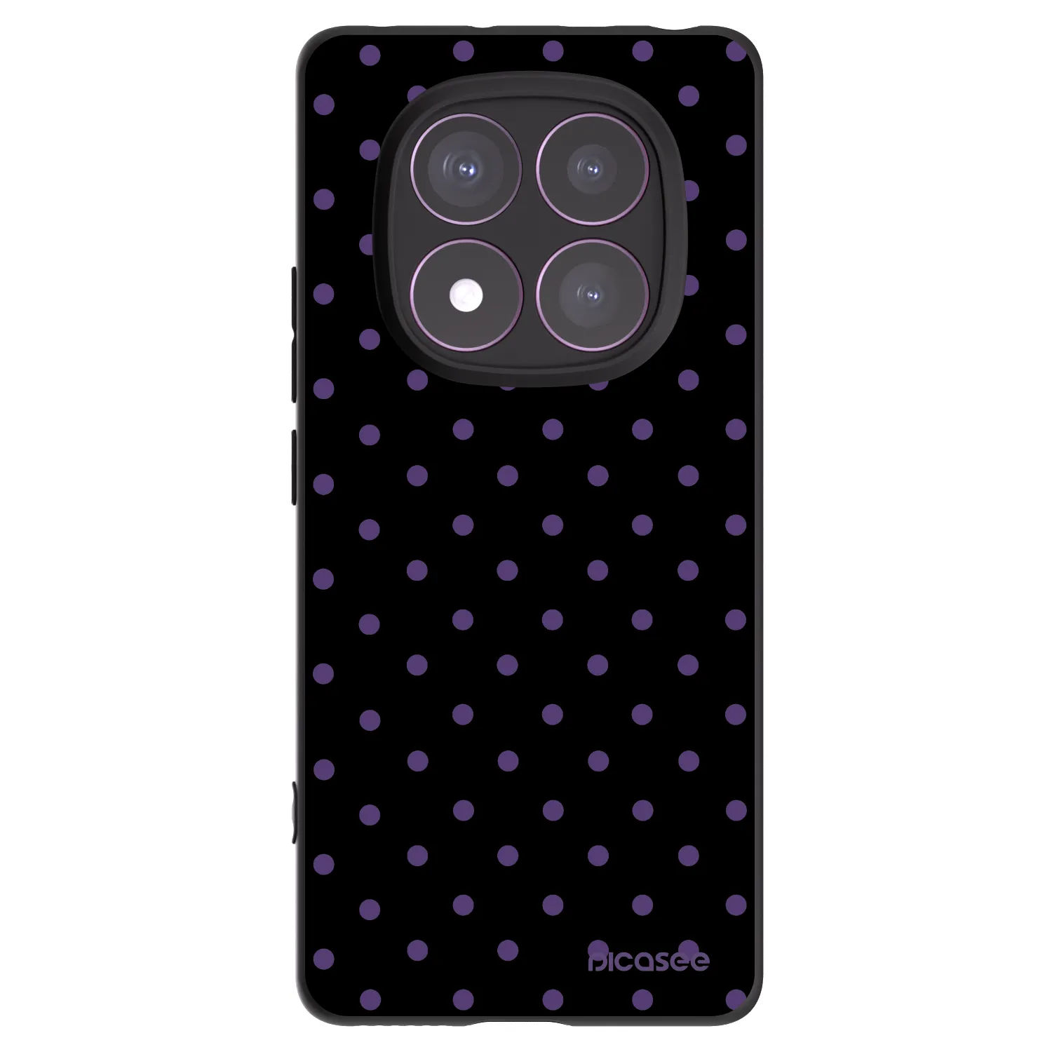 Picasee silikónový čierny obal pre Xiaomi Redmi Note 14 Pro 4G - Flickers