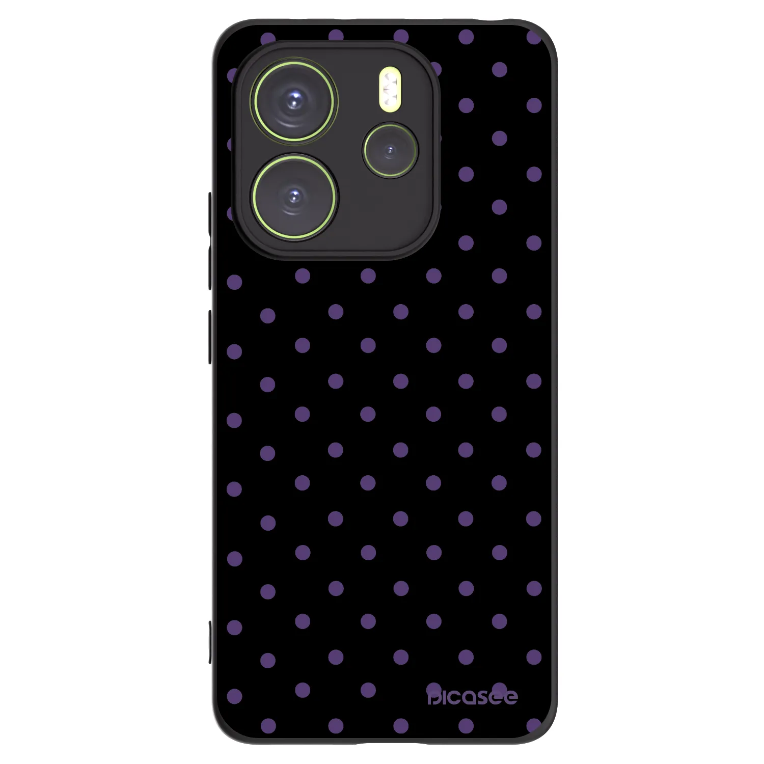 Picasee silikónový čierny obal pre Xiaomi Redmi Note 14 4G - Flickers