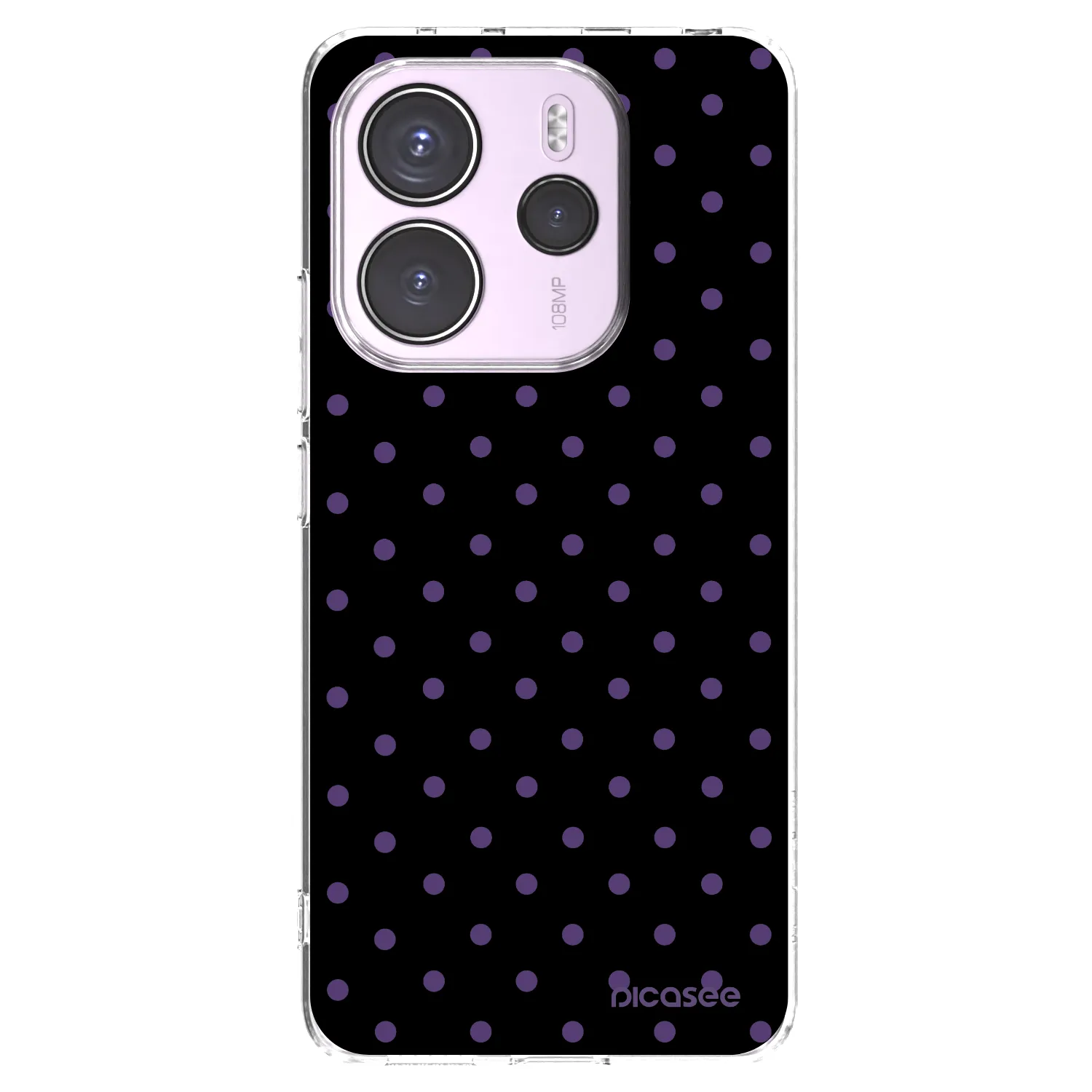 Picasee silikónový prehľadný obal pre Xiaomi Redmi Note 14 4G - Flickers