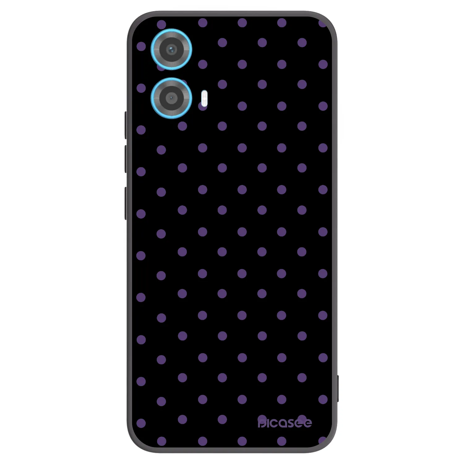 Picasee silikónový čierny obal pre Motorola Moto G34 5G - Flickers