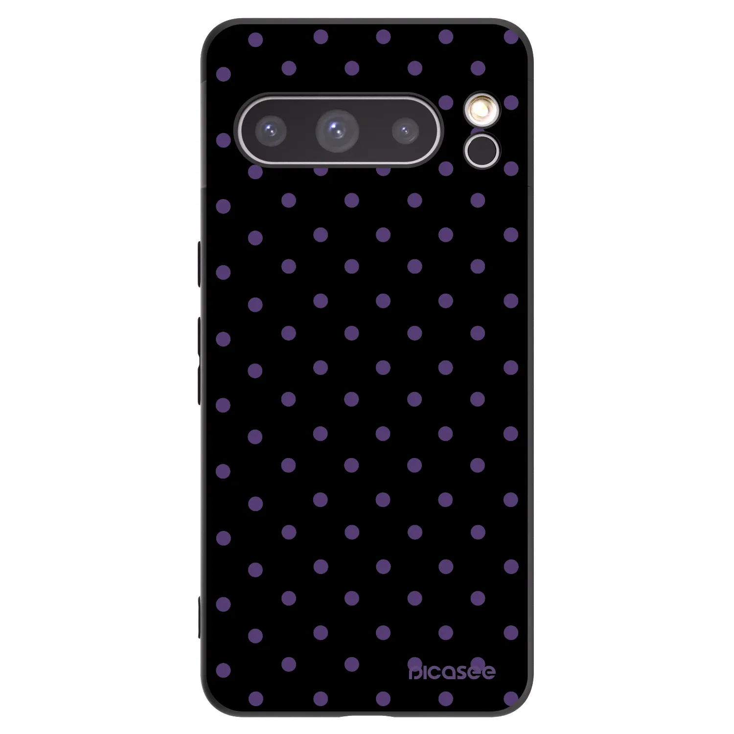 Picasee silikónový čierny obal pre Google Pixel 8 Pro - Flickers