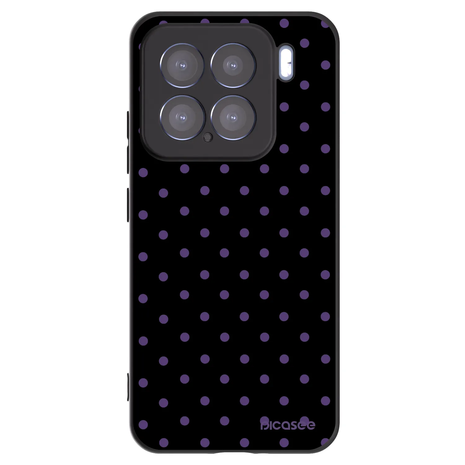 Picasee silikónový čierny obal pre Xiaomi 15 - Flickers