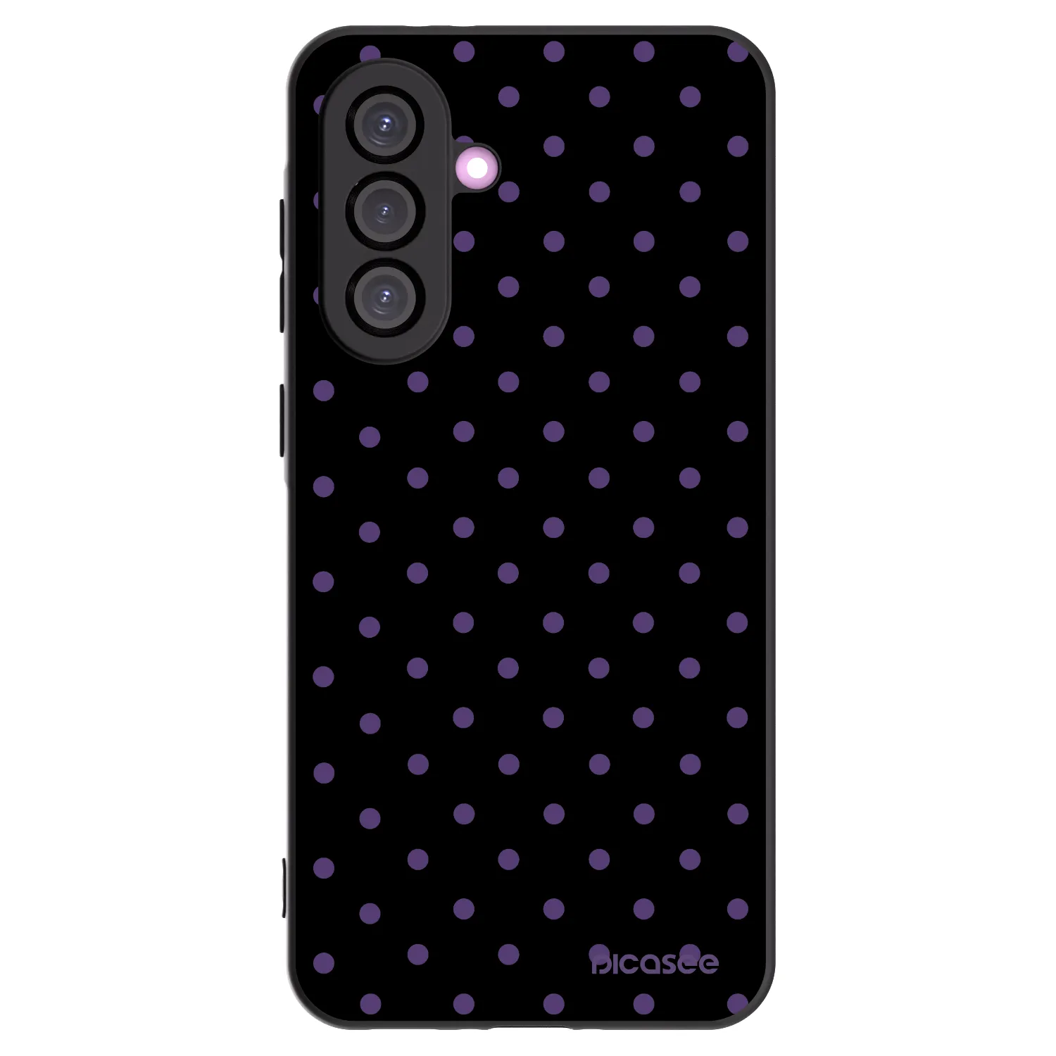 Picasee silikónový čierny obal pre Samsung Galaxy A36 5G - Flickers