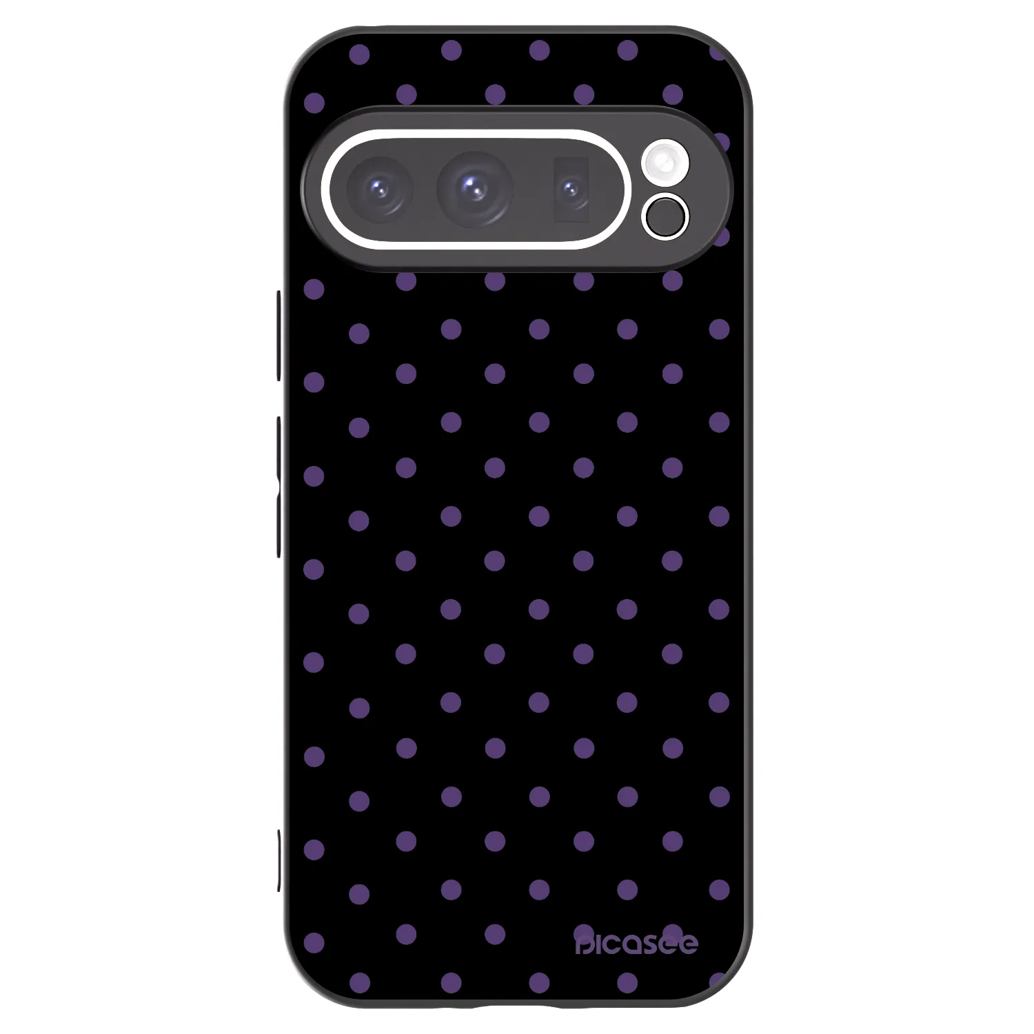 Picasee silikónový čierny obal pre Google Pixel 9 Pro - Flickers