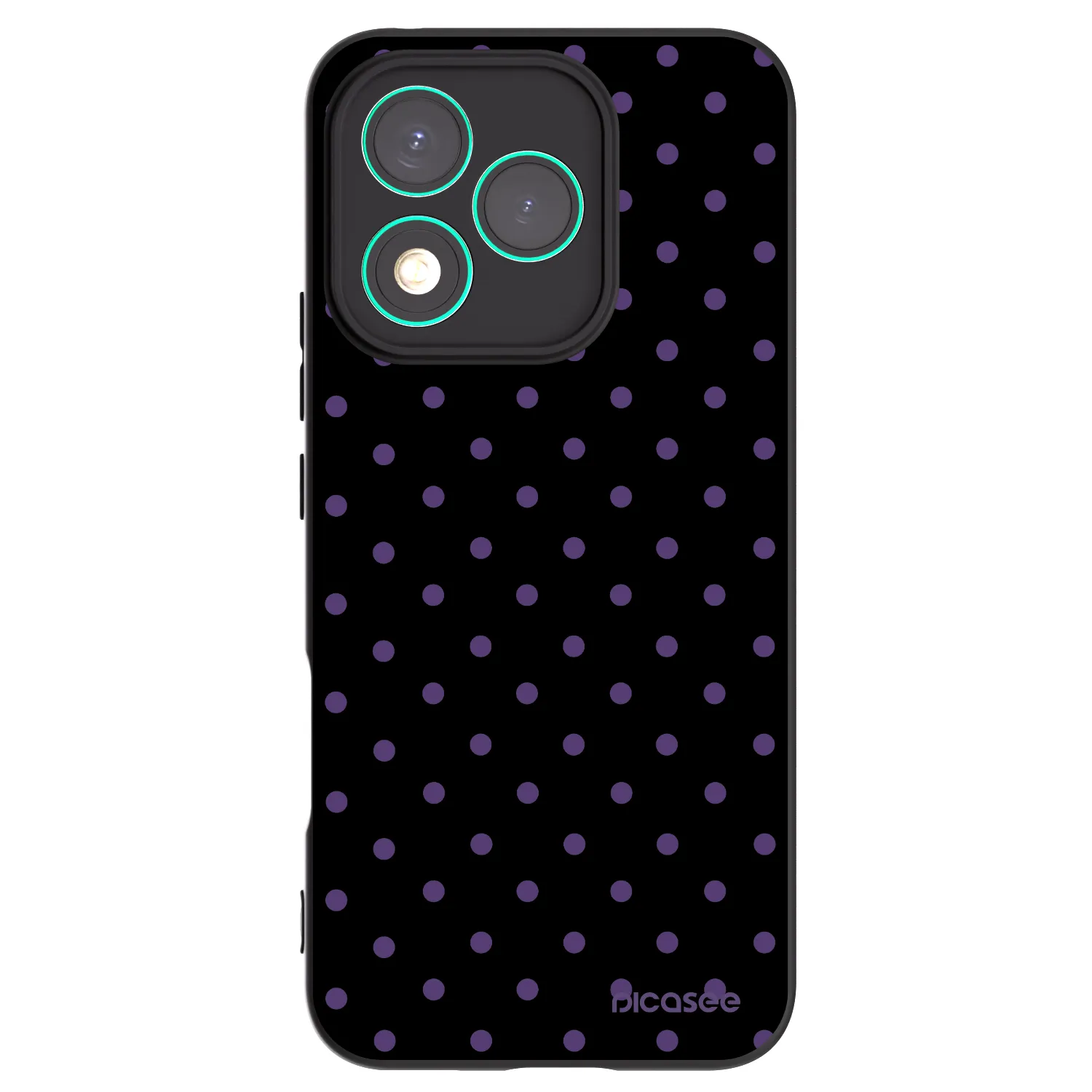 Picasee silikónový čierny obal pre Honor 400 Lite 5G - Flickers