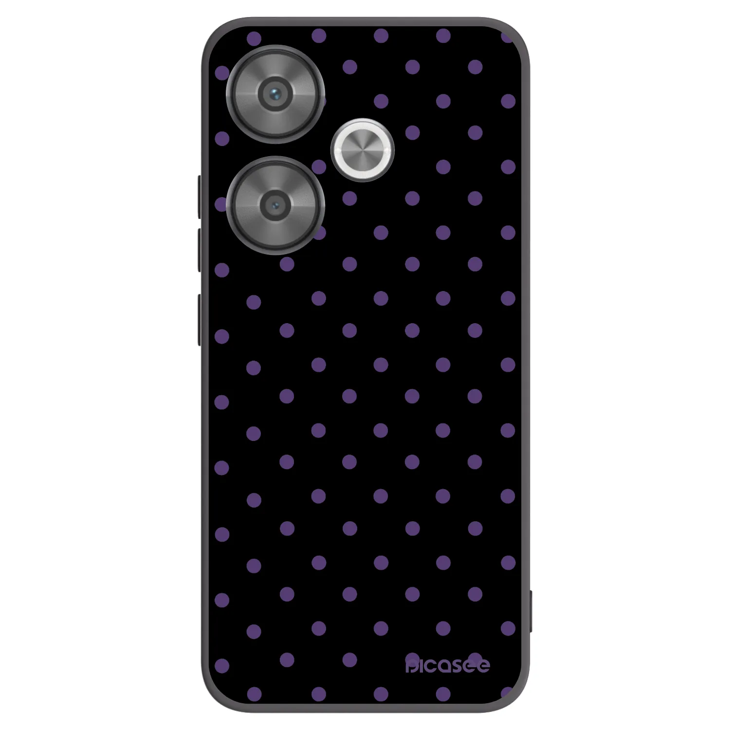 Picasee silikónový čierny obal pre Xiaomi Poco F6 - Flickers