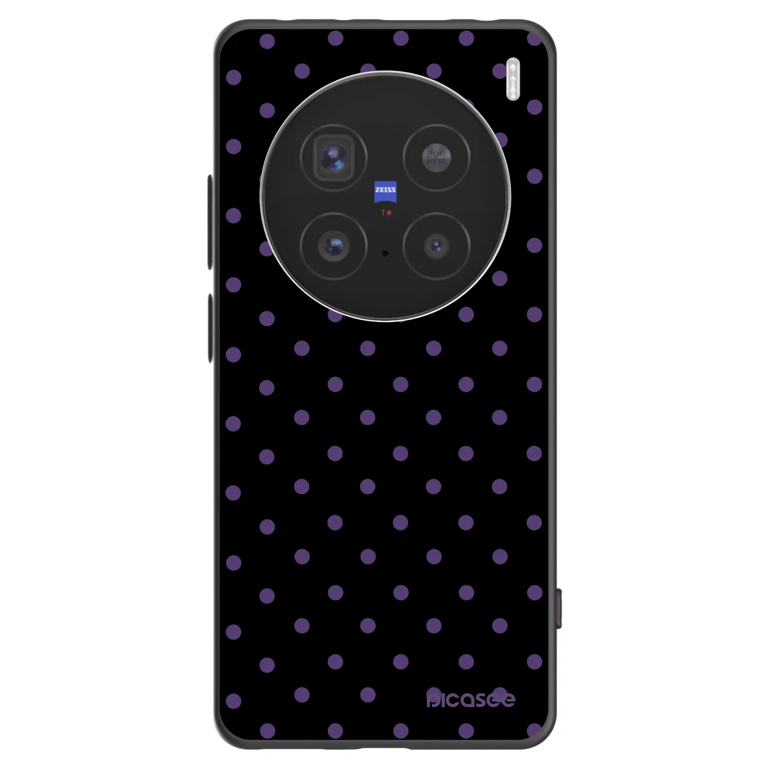 Picasee silikónový čierny obal pre Vivo X200 Pro - Flickers