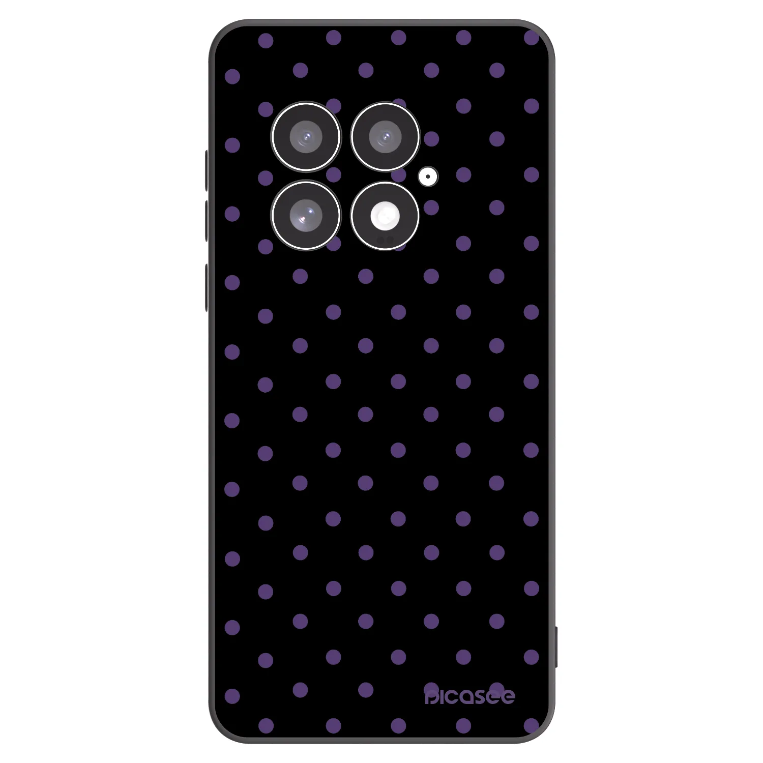 Picasee silikónový čierny obal pre OnePlus 13 5G - Flickers