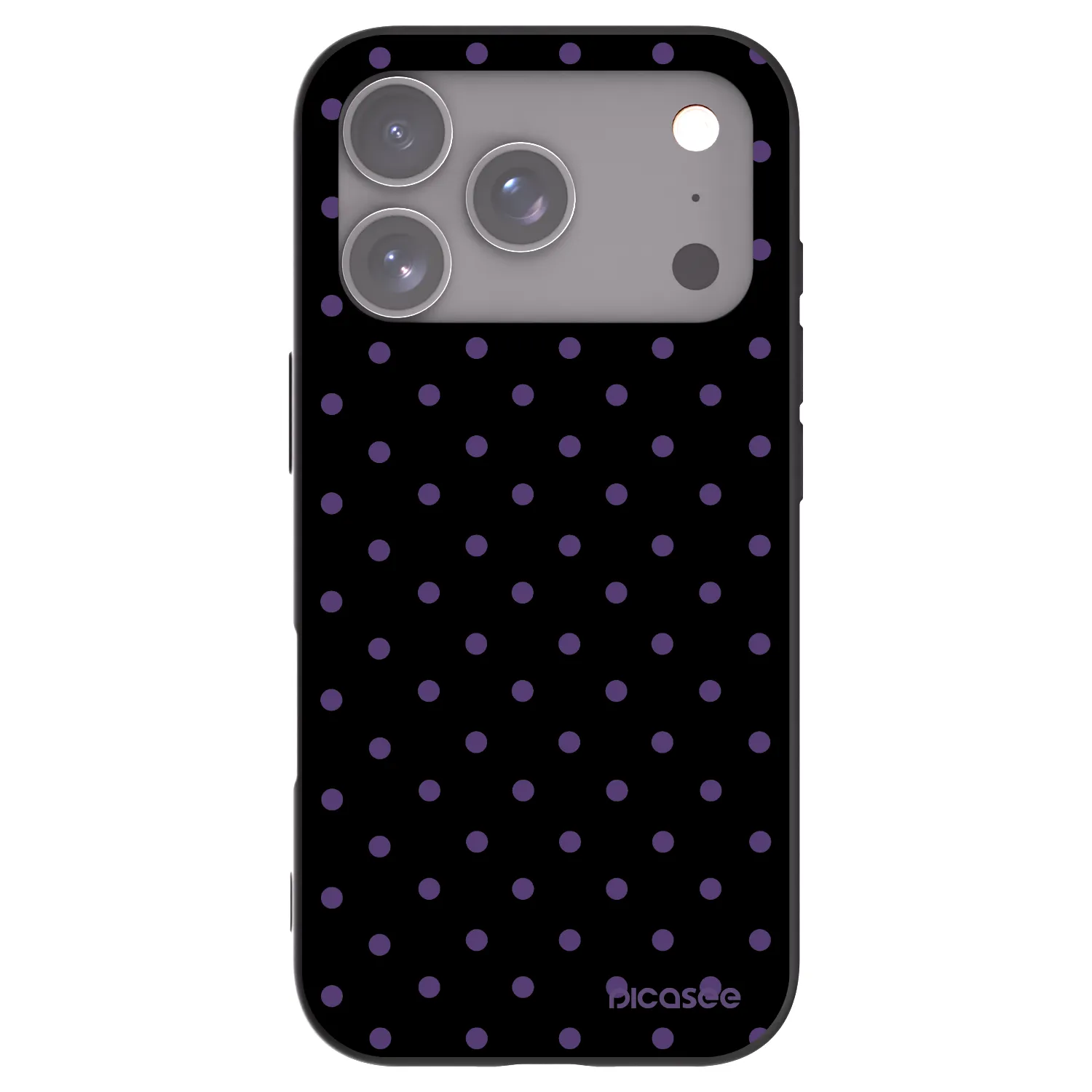 Picasee silikónový čierny obal pre Apple iPhone 17 Pro - Flickers
