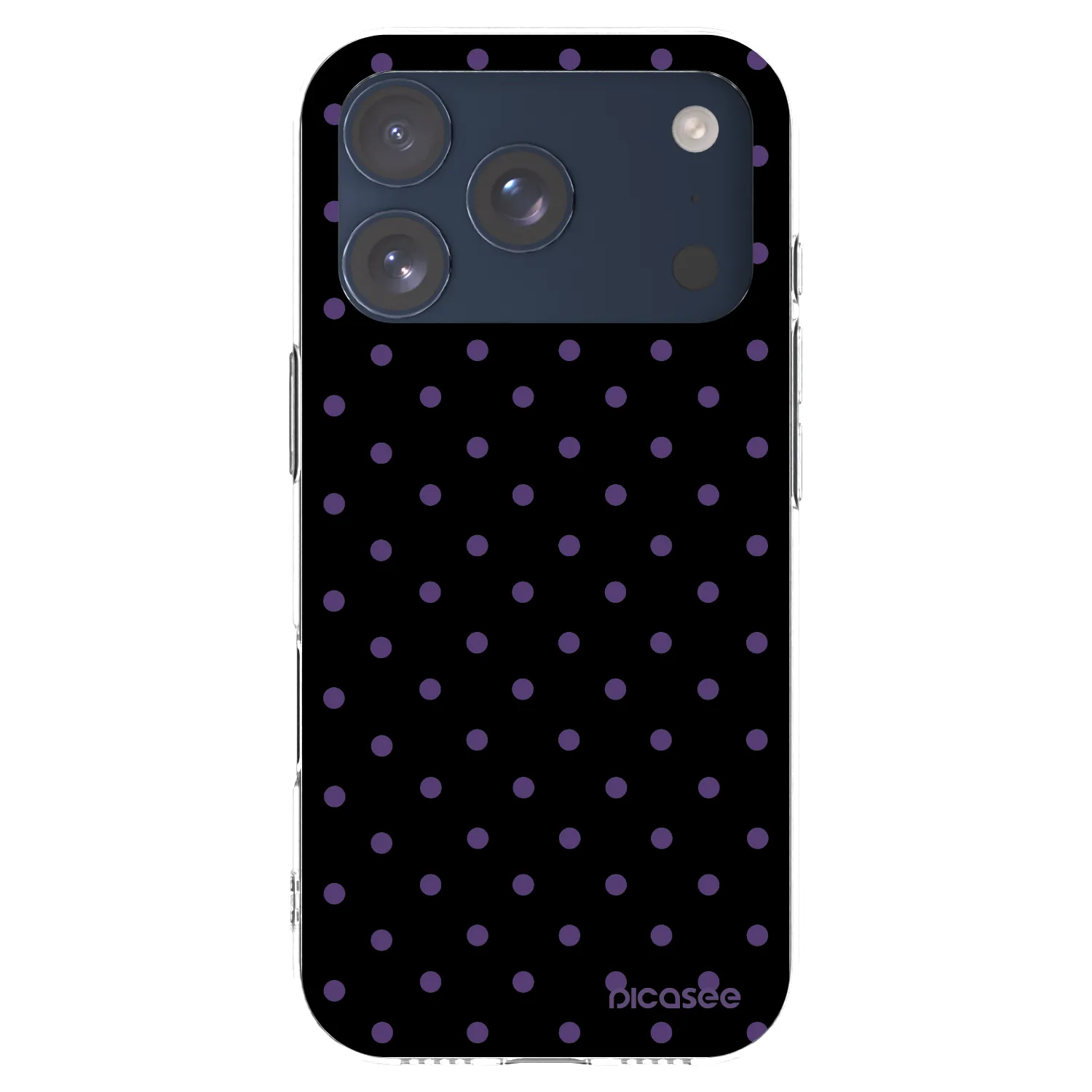 Picasee silikónový prehľadný obal pre Apple iPhone 17 Pro - Flickers