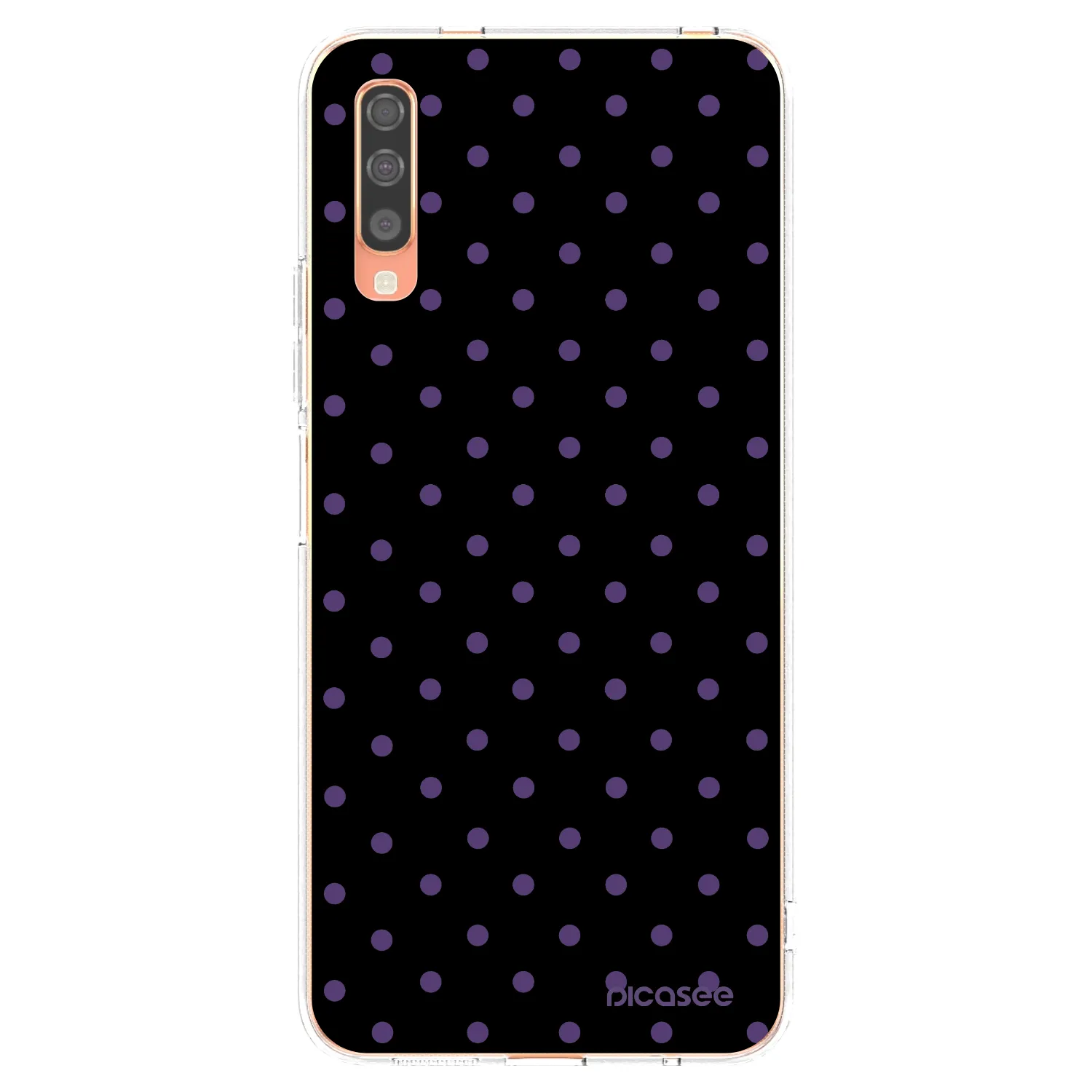 Picasee silikónový prehľadný obal pre Samsung Galaxy A70 A705F - Flickers