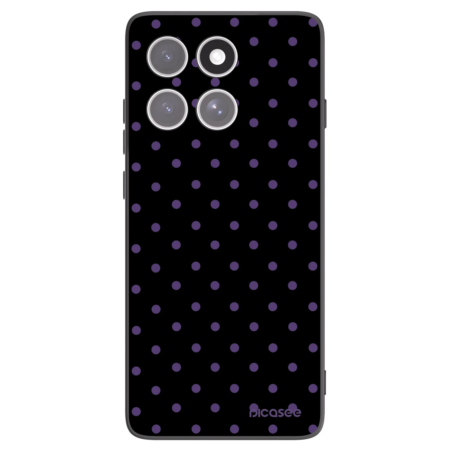 Picasee silikónový čierny obal pre Motorola Edge 60 Pro - Flickers